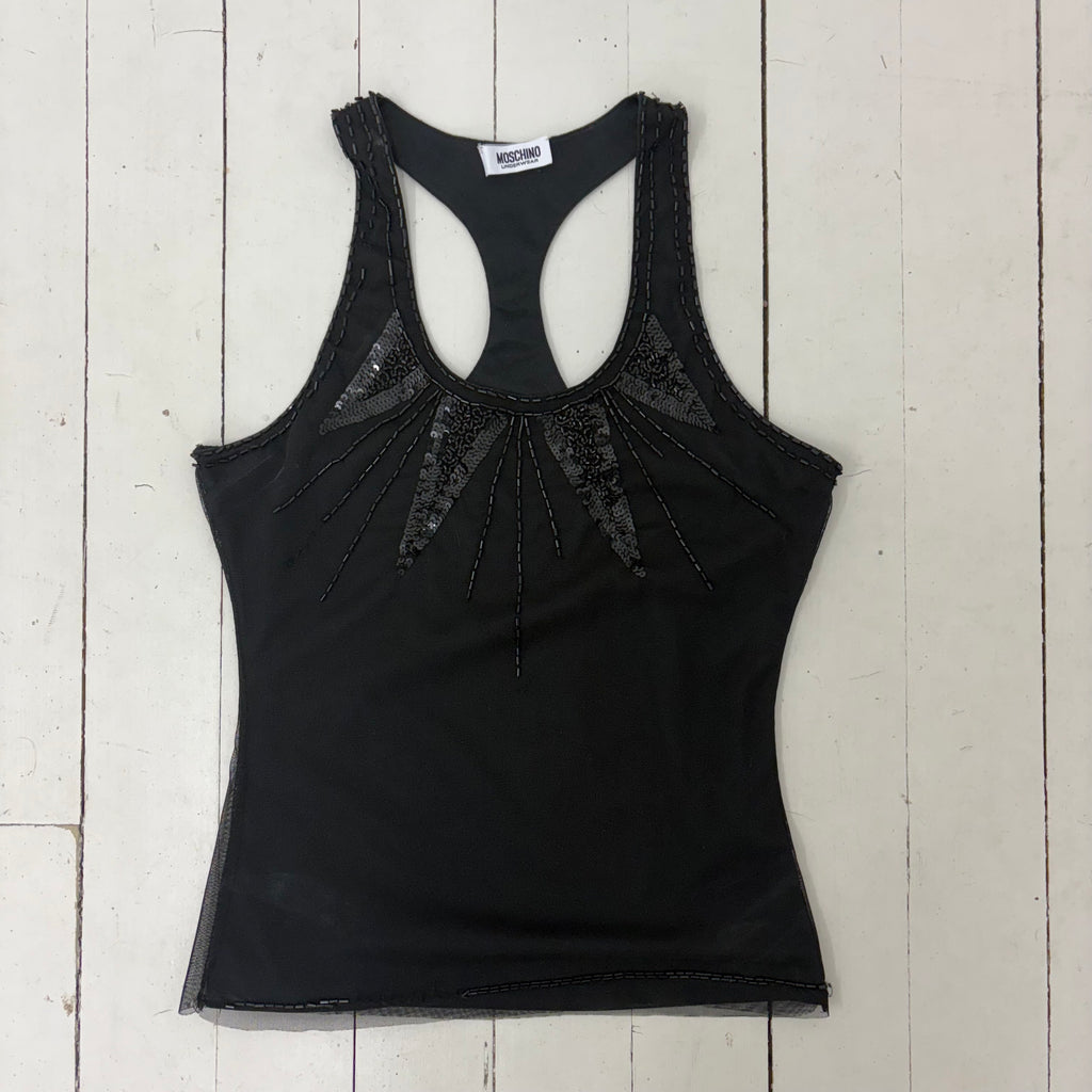 Moschino Underwear Sequin Tank Top
