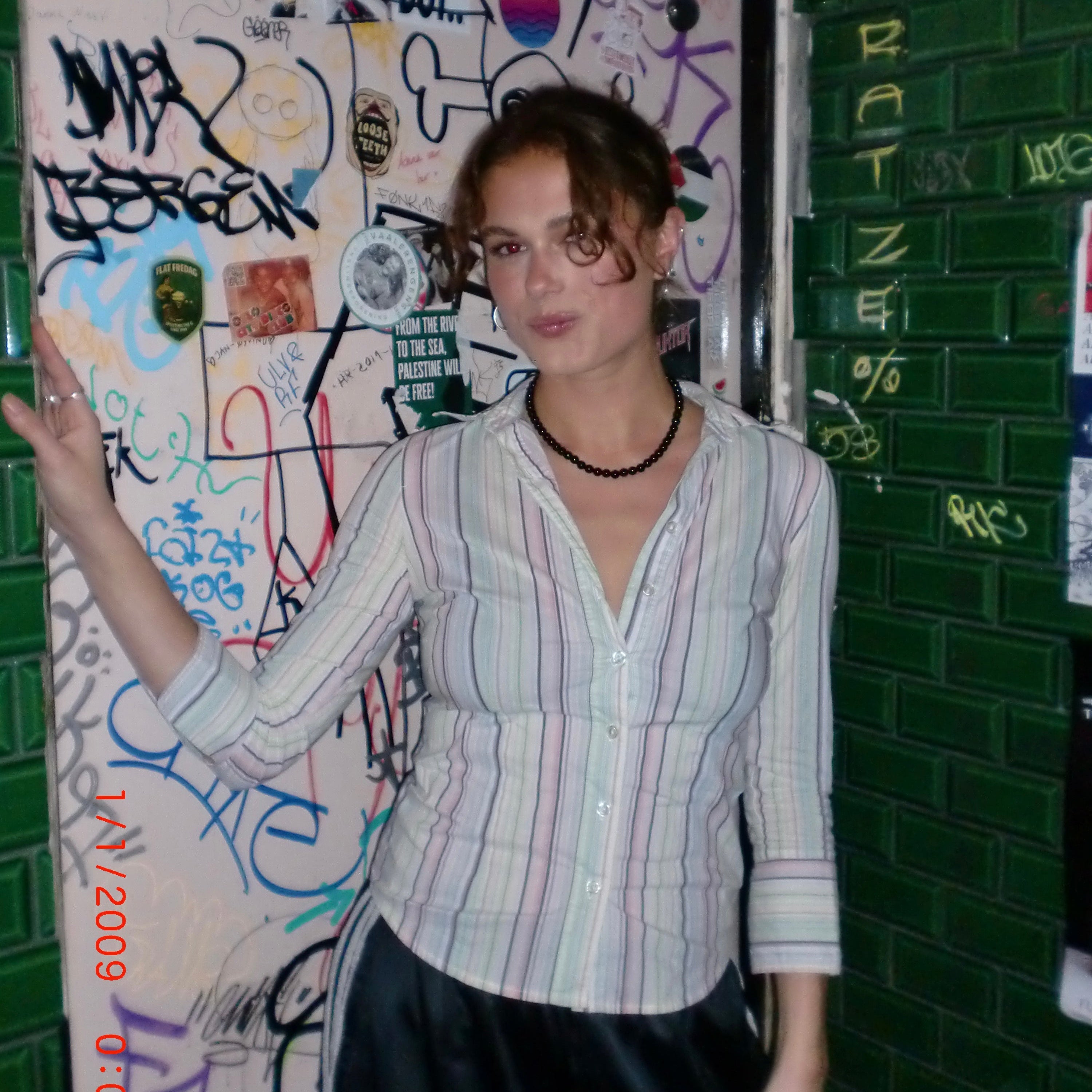 Striped Pastel Button-Up Shirt