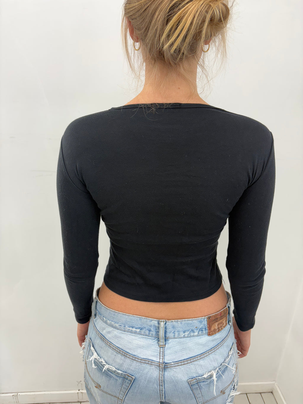Sequin Frog Graphic Long Sleeve Top
