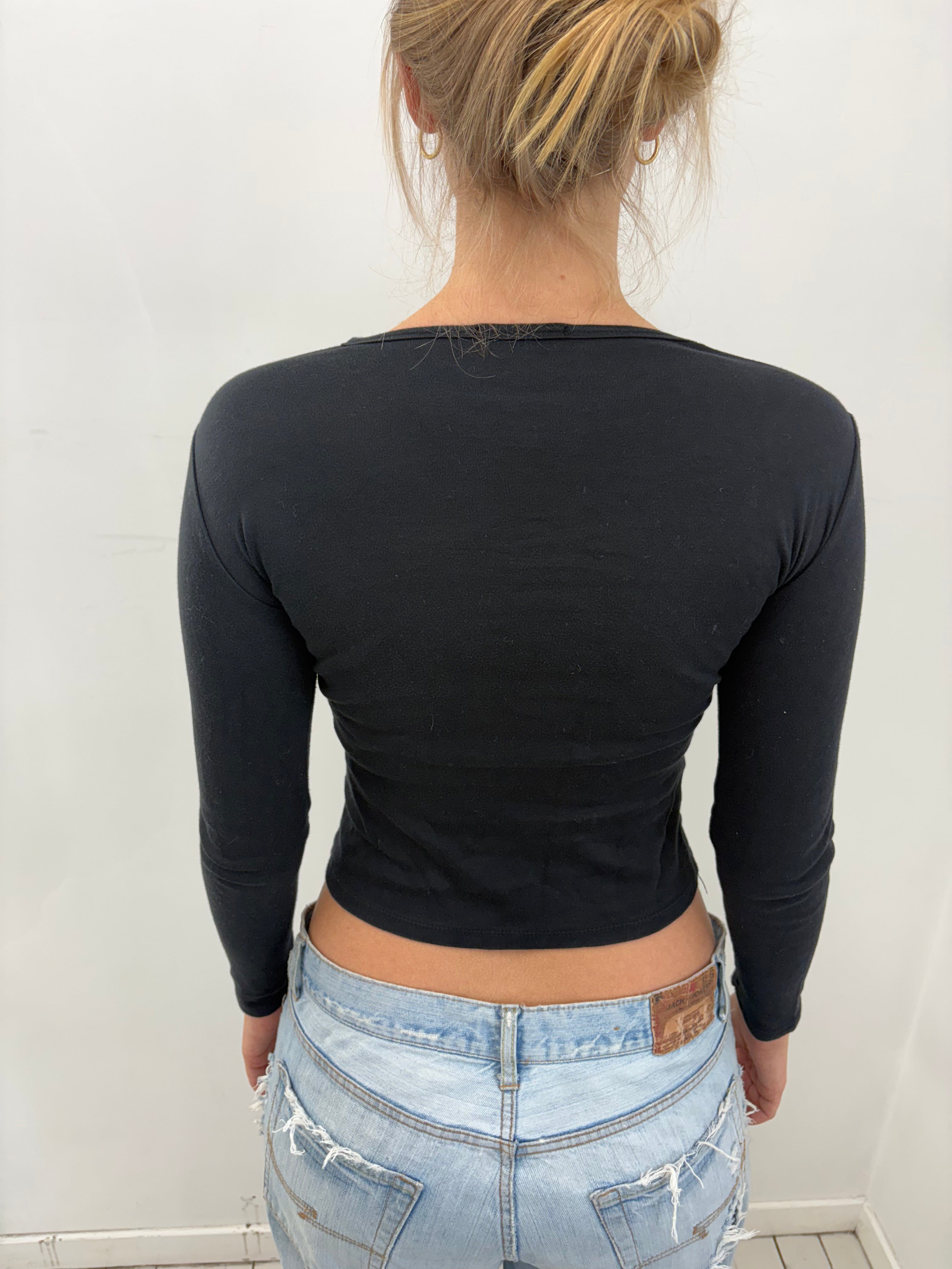 Sequin Frog Graphic Long Sleeve Top