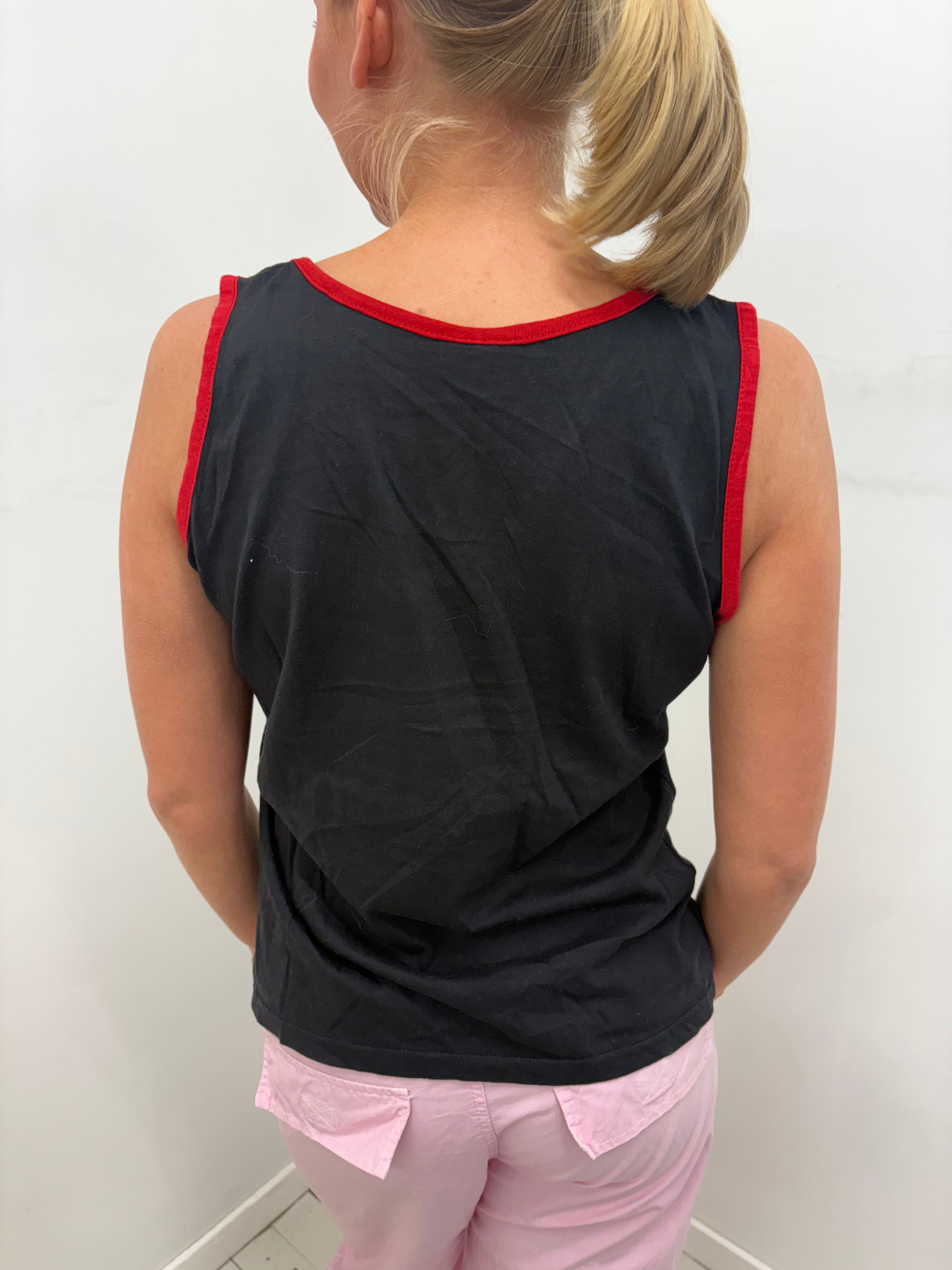 Vintage Black "My Heart Beats For Germany" Tank Top