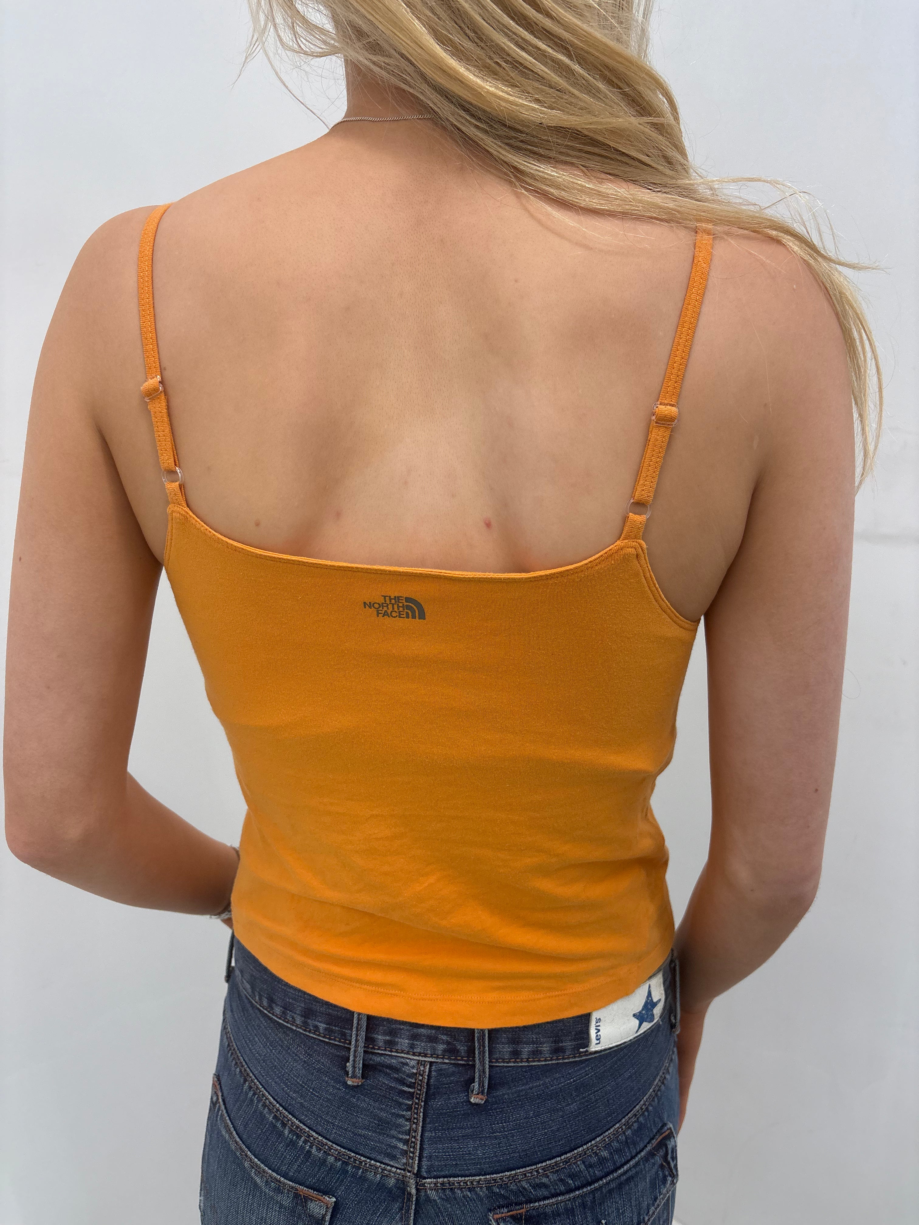 Orange North Face Athletic Y2K Tank