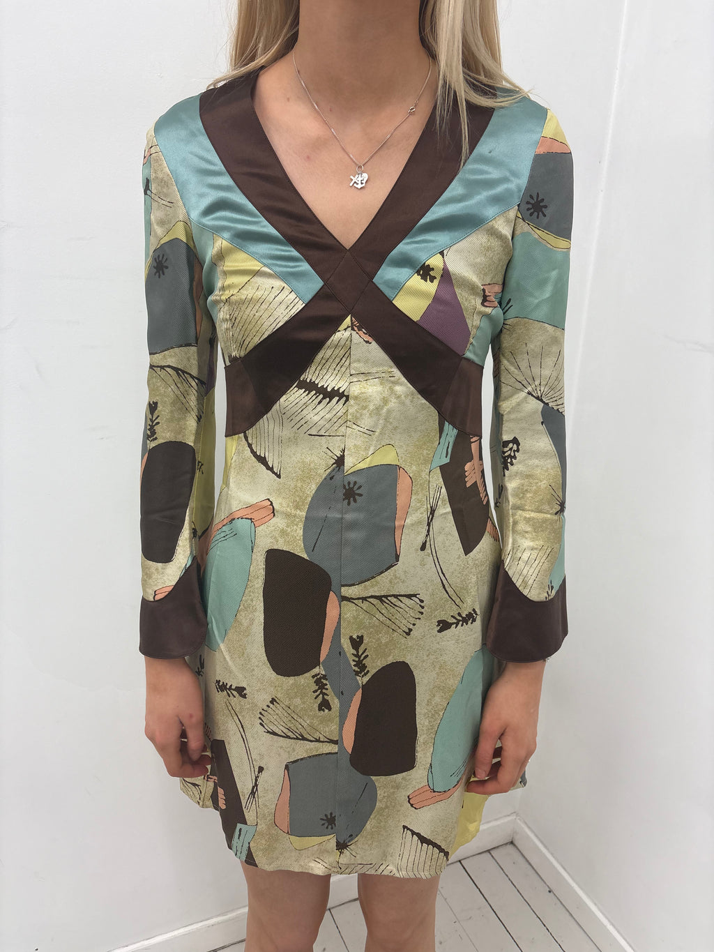 100% Silk Printed Dress