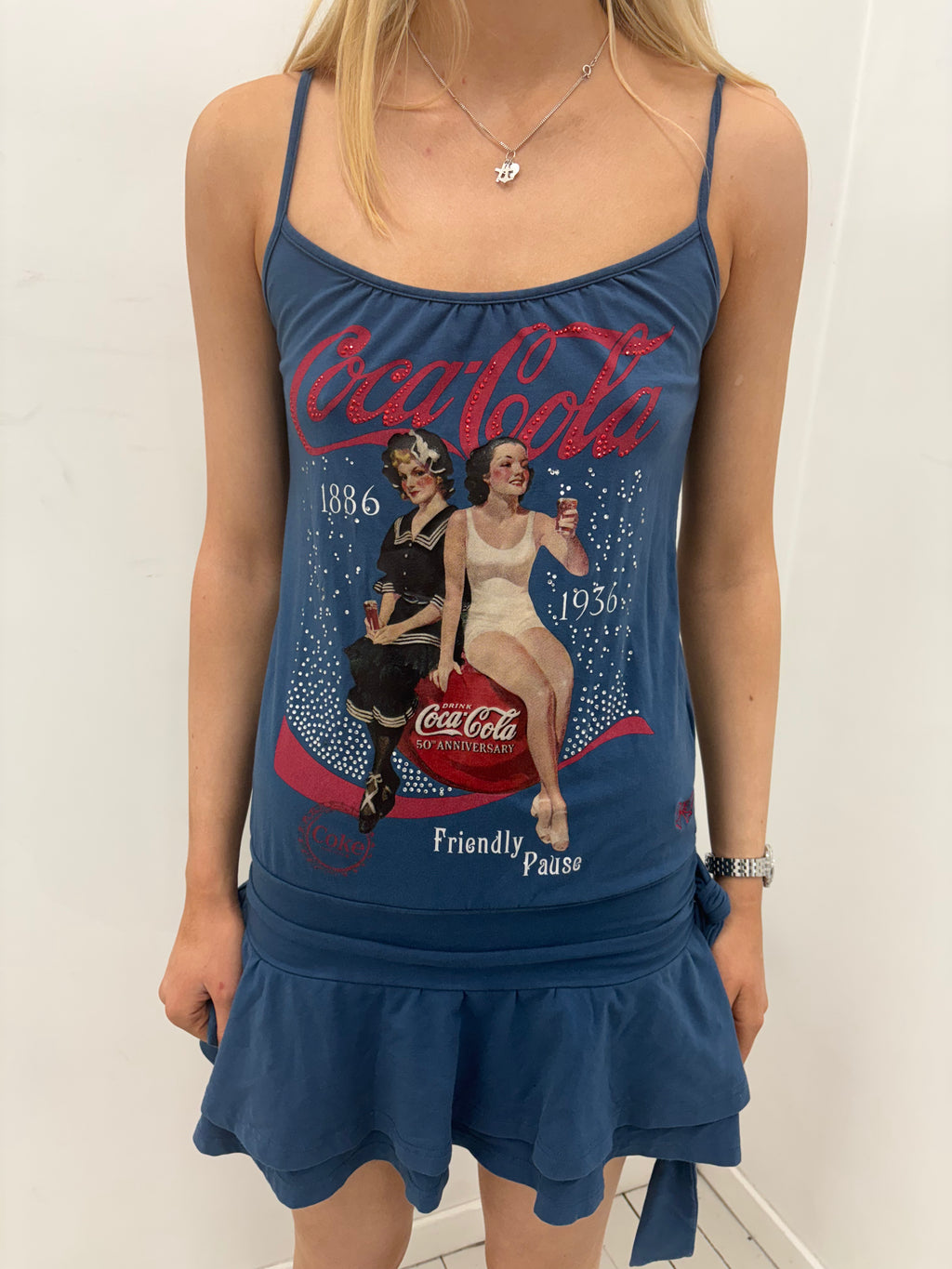 Y2K Coca-Cola Graphic Mini Dress