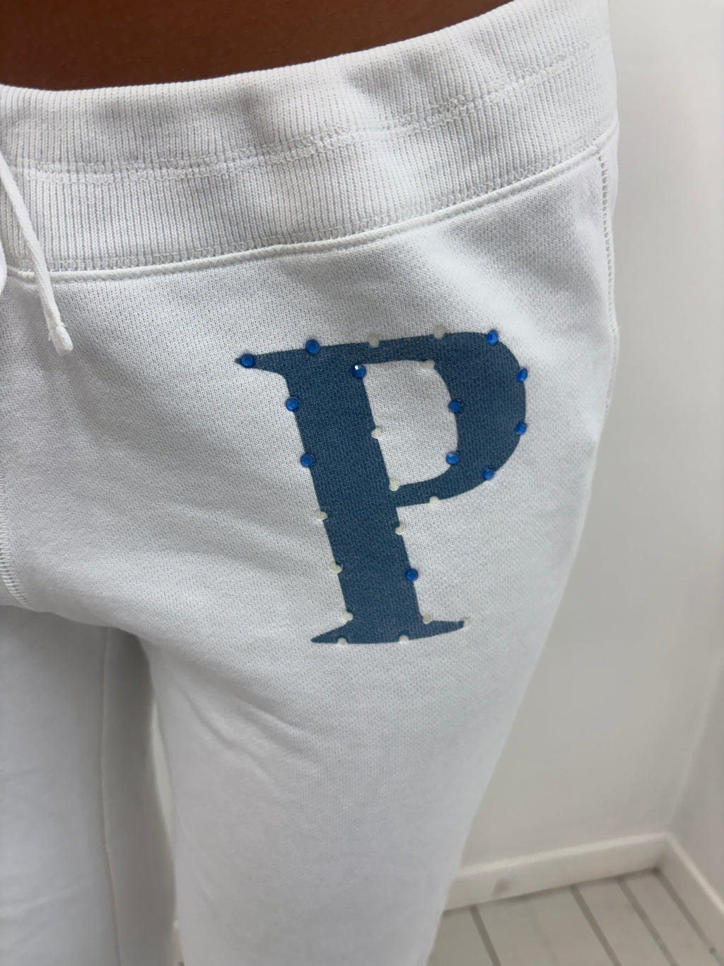 Polo Jeans White Sweatpants Logo Y2K