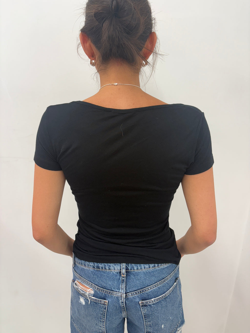 Black Dirty Pretty Thing Marilyn Monroe Rhinestone Tee