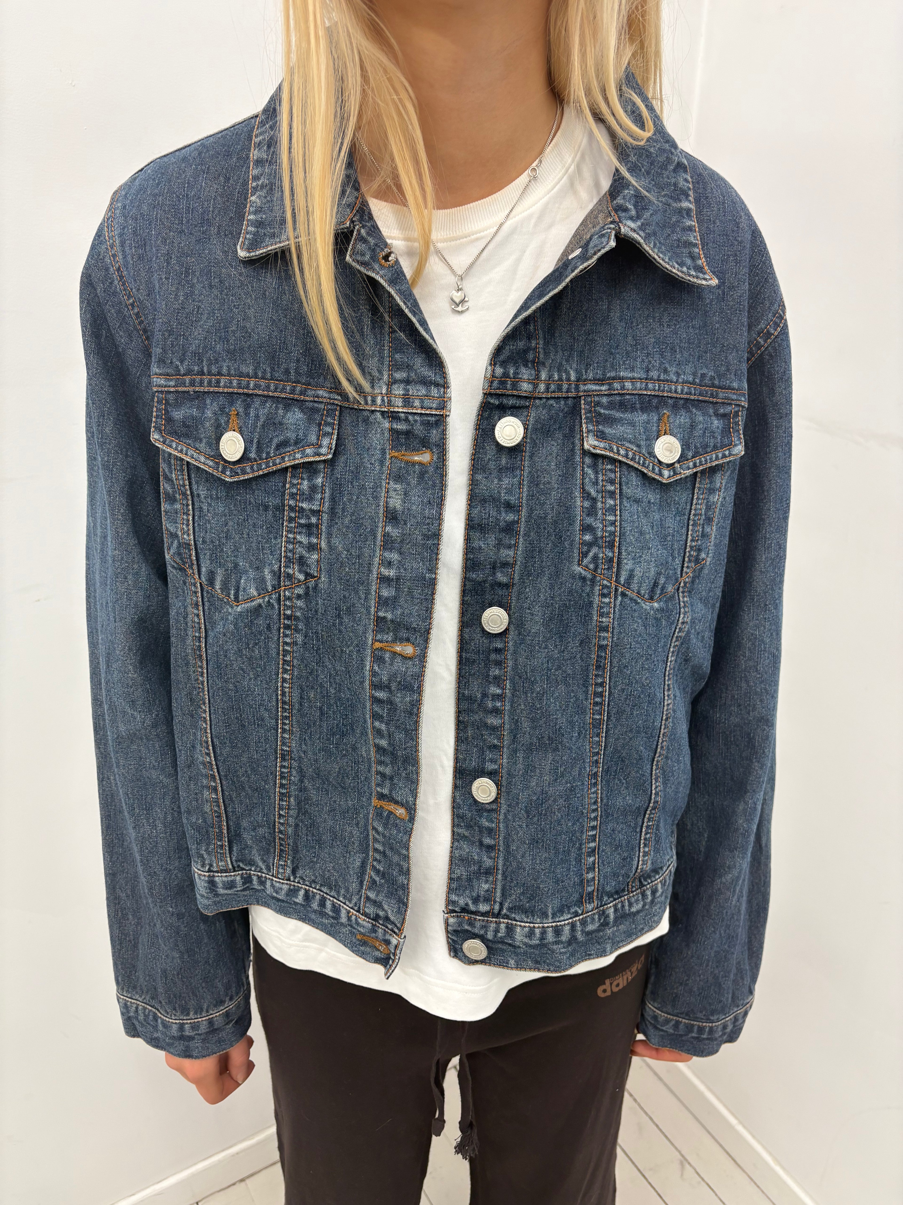 Dark Wash Y2K Denim Jacket