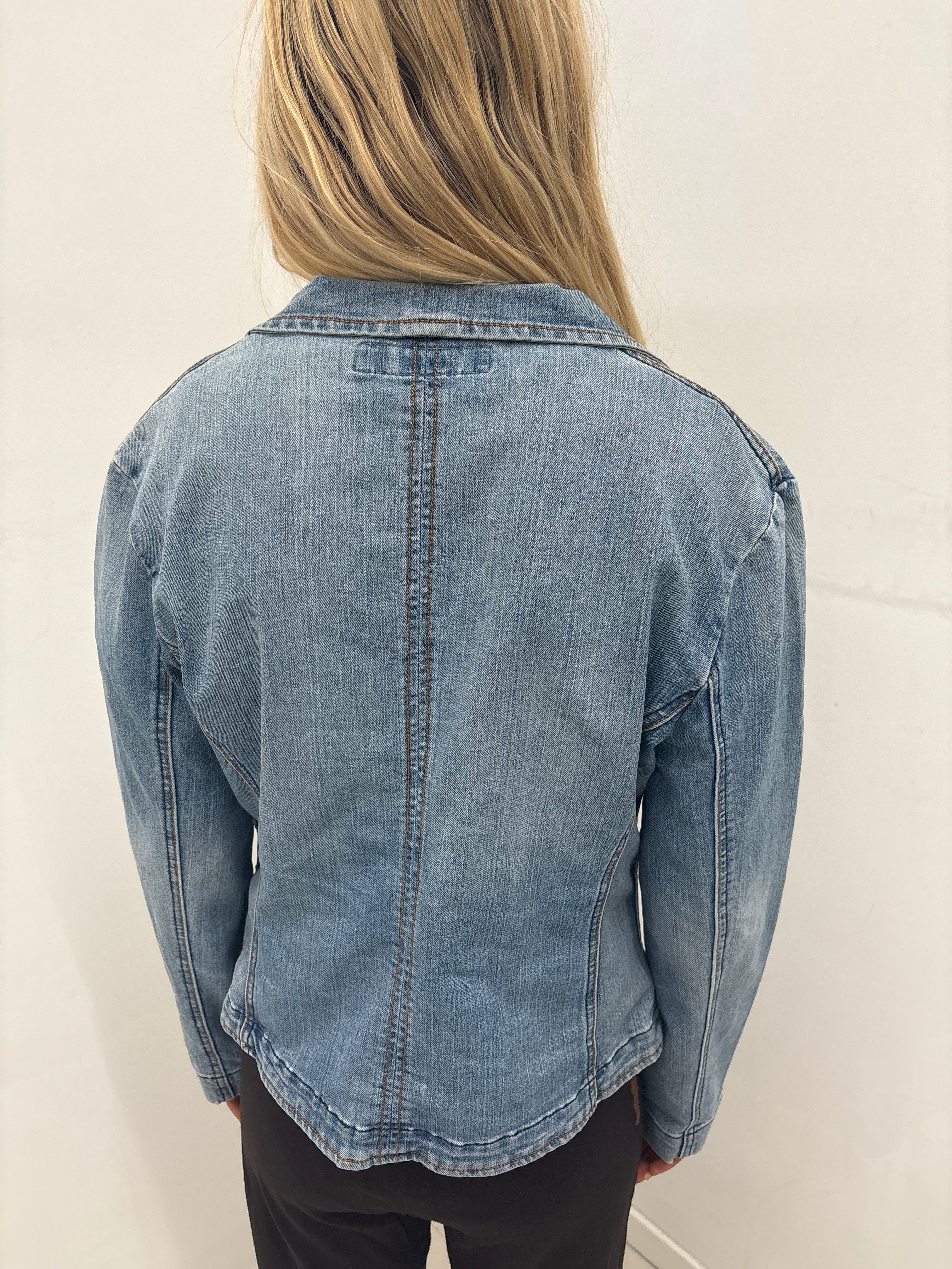 Raw Stitch Y2K Denim Blazer