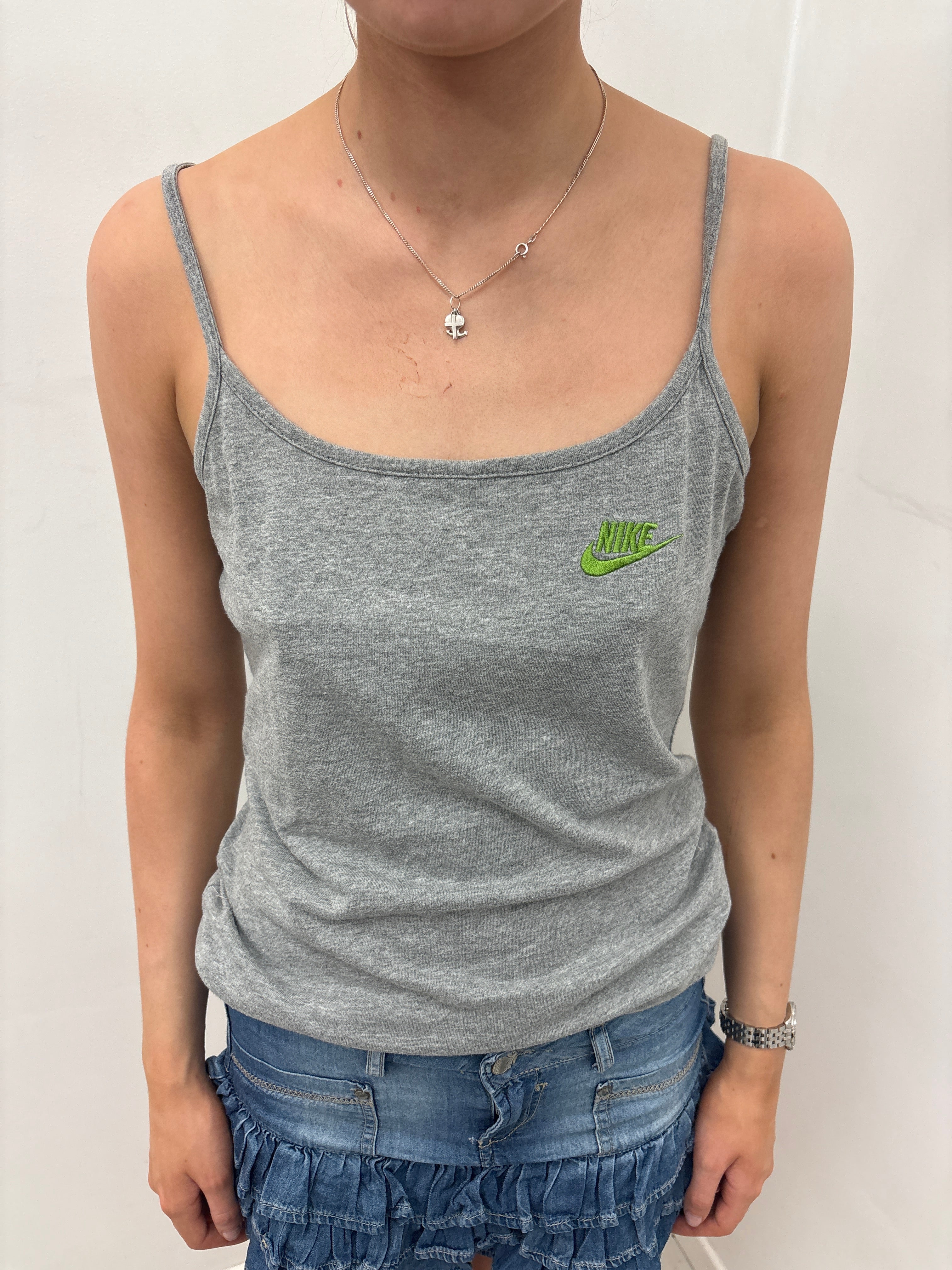 Grey Nike Logo Cami Top