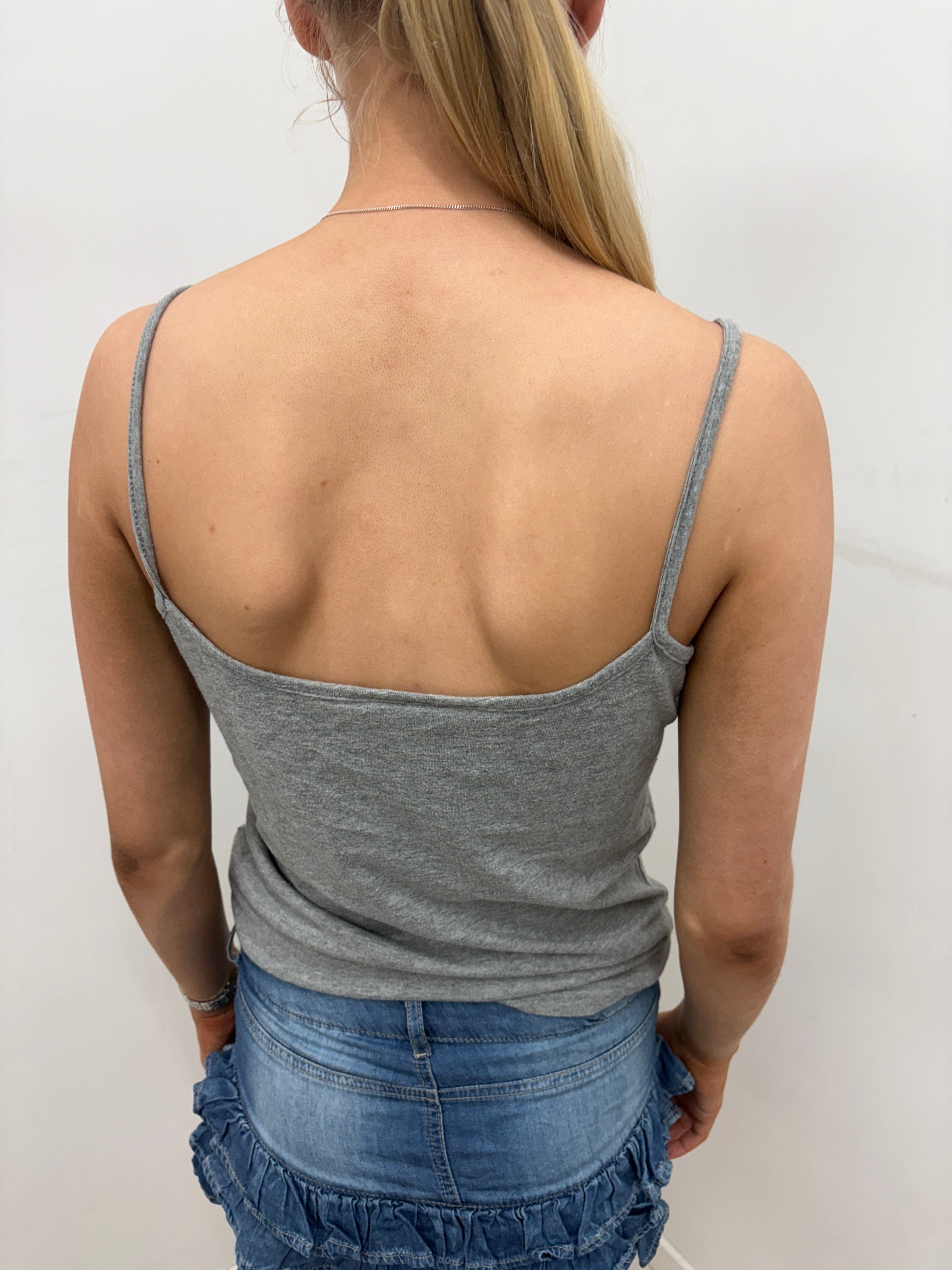 Grey Nike Logo Cami Top