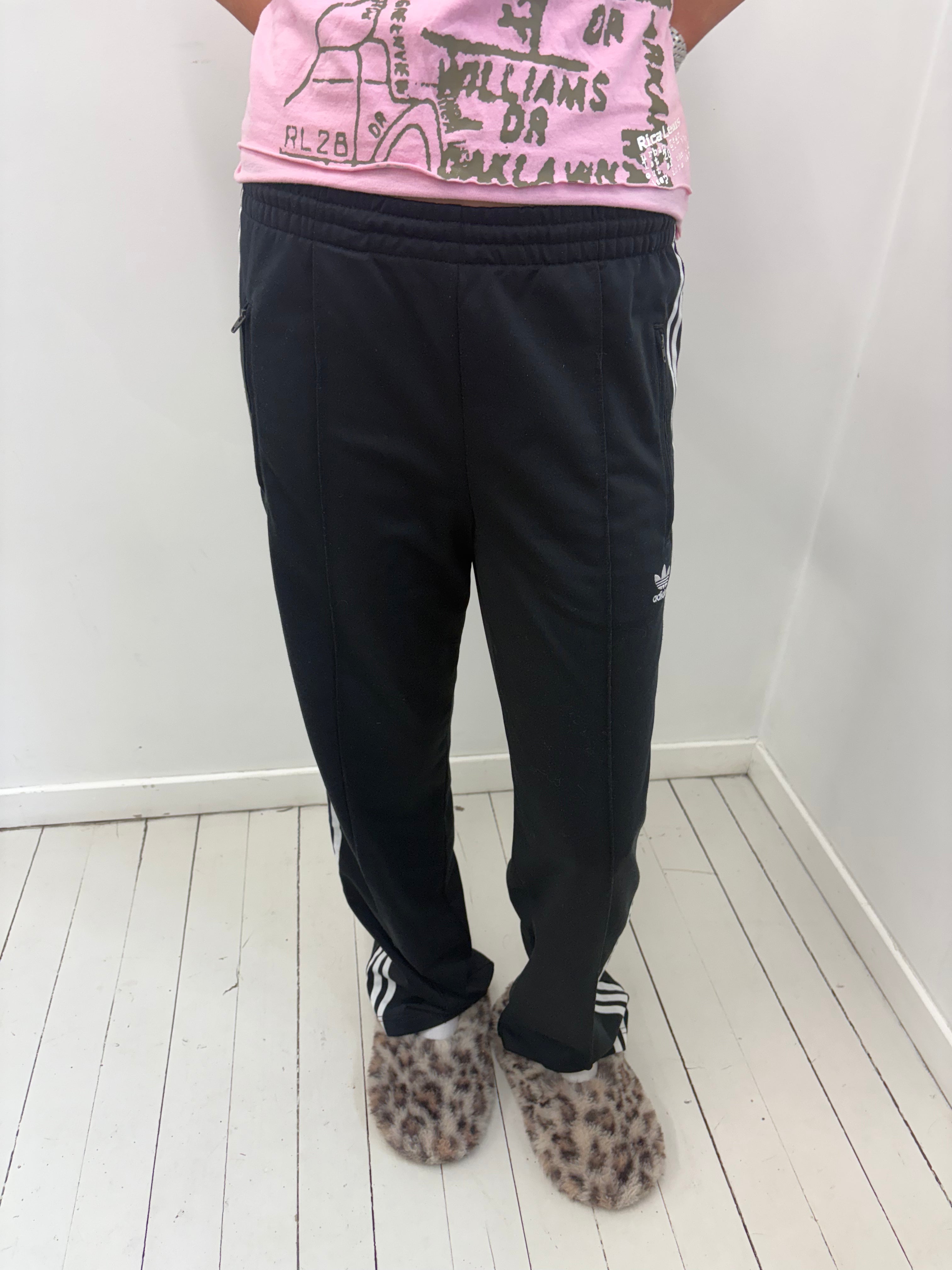 Y2K Adidas Black Track Pants