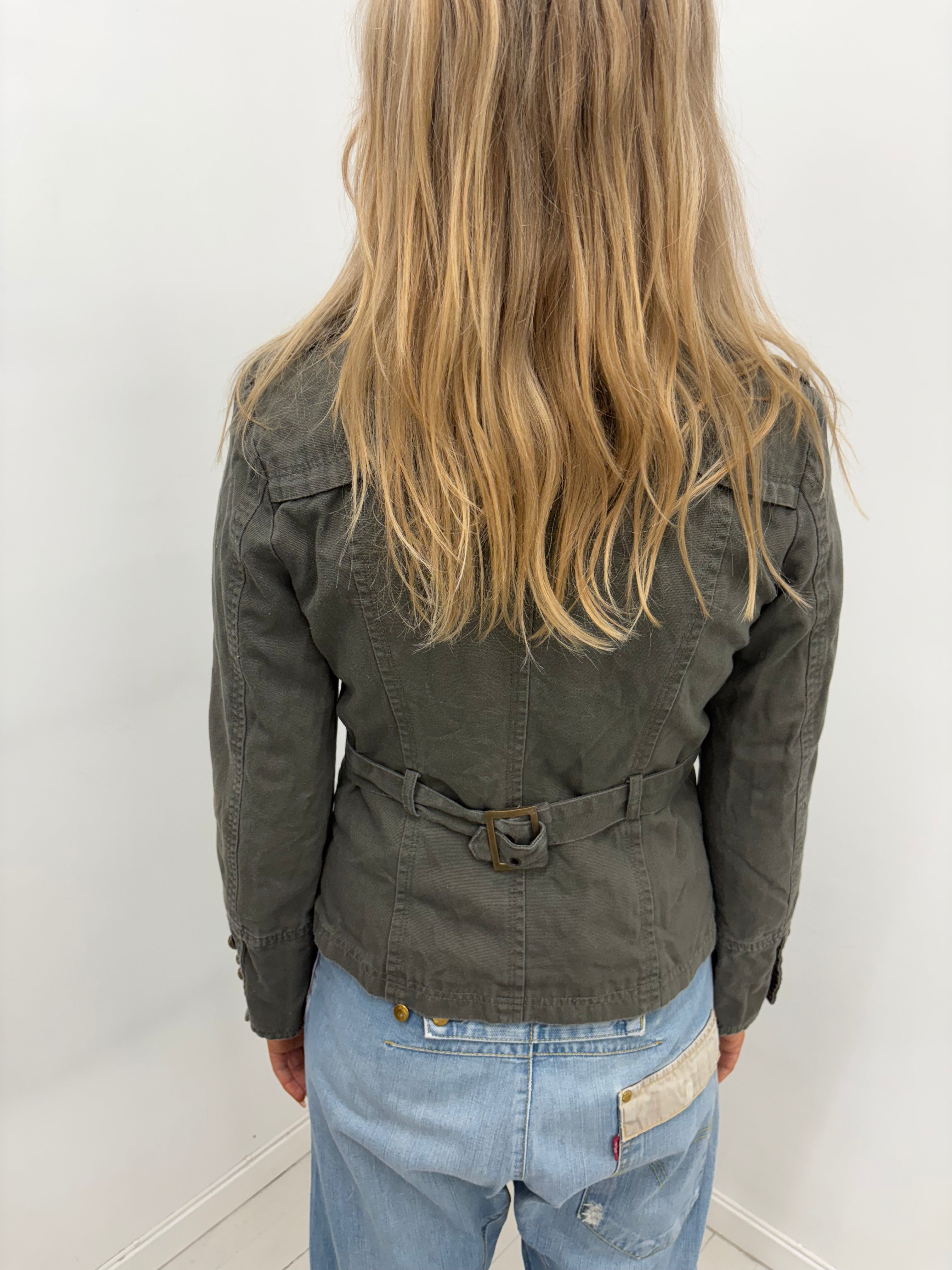 Military khaki jacket