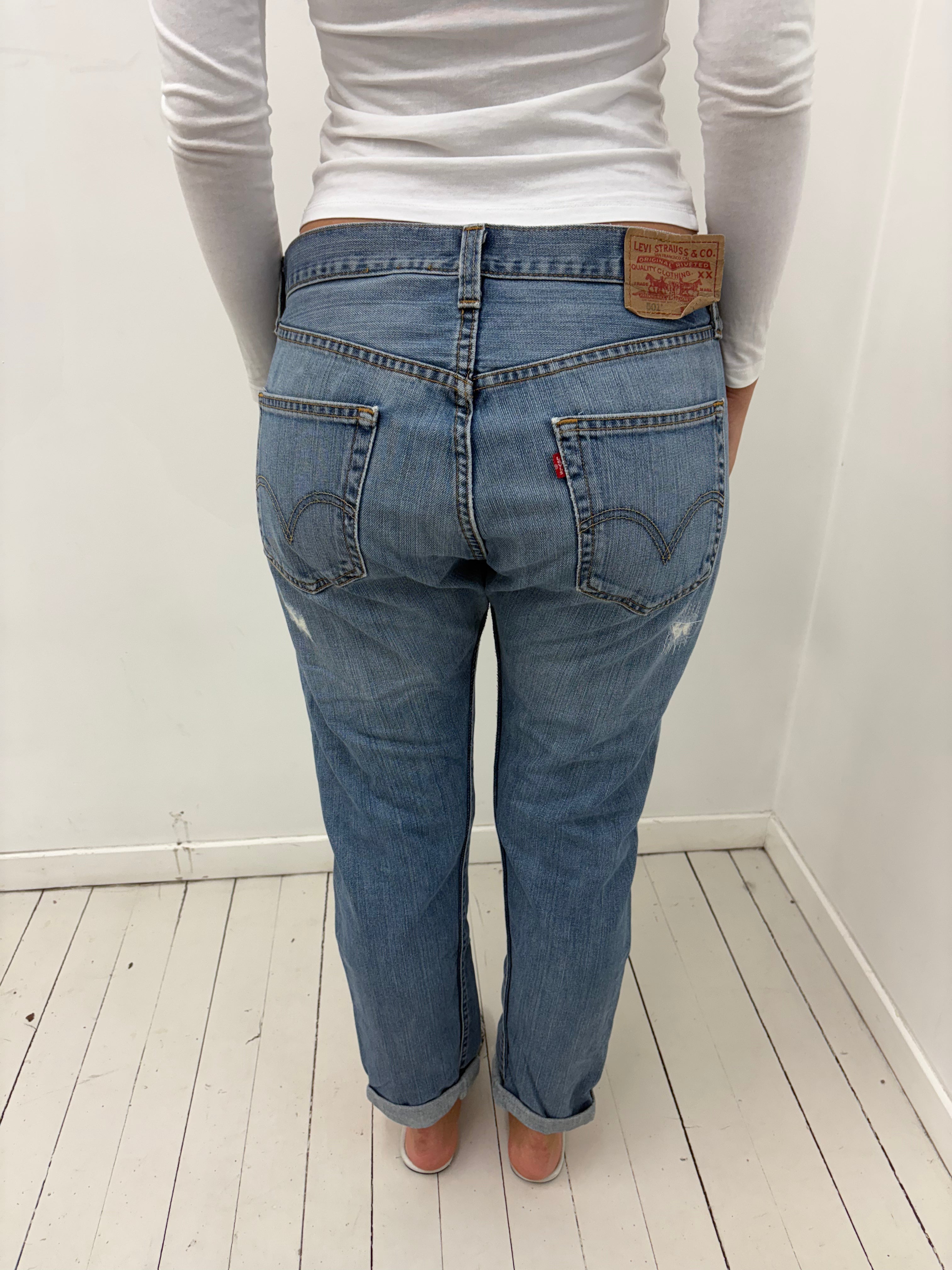 Levi’s 501 Distressed Jeans