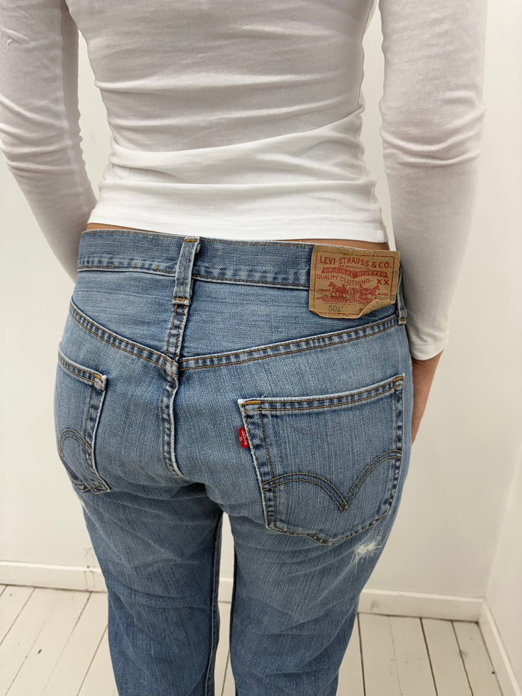 Levi’s 501 Distressed Jeans