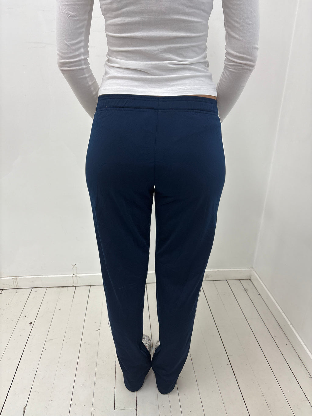 Y2K Navy Adidas Track Pants