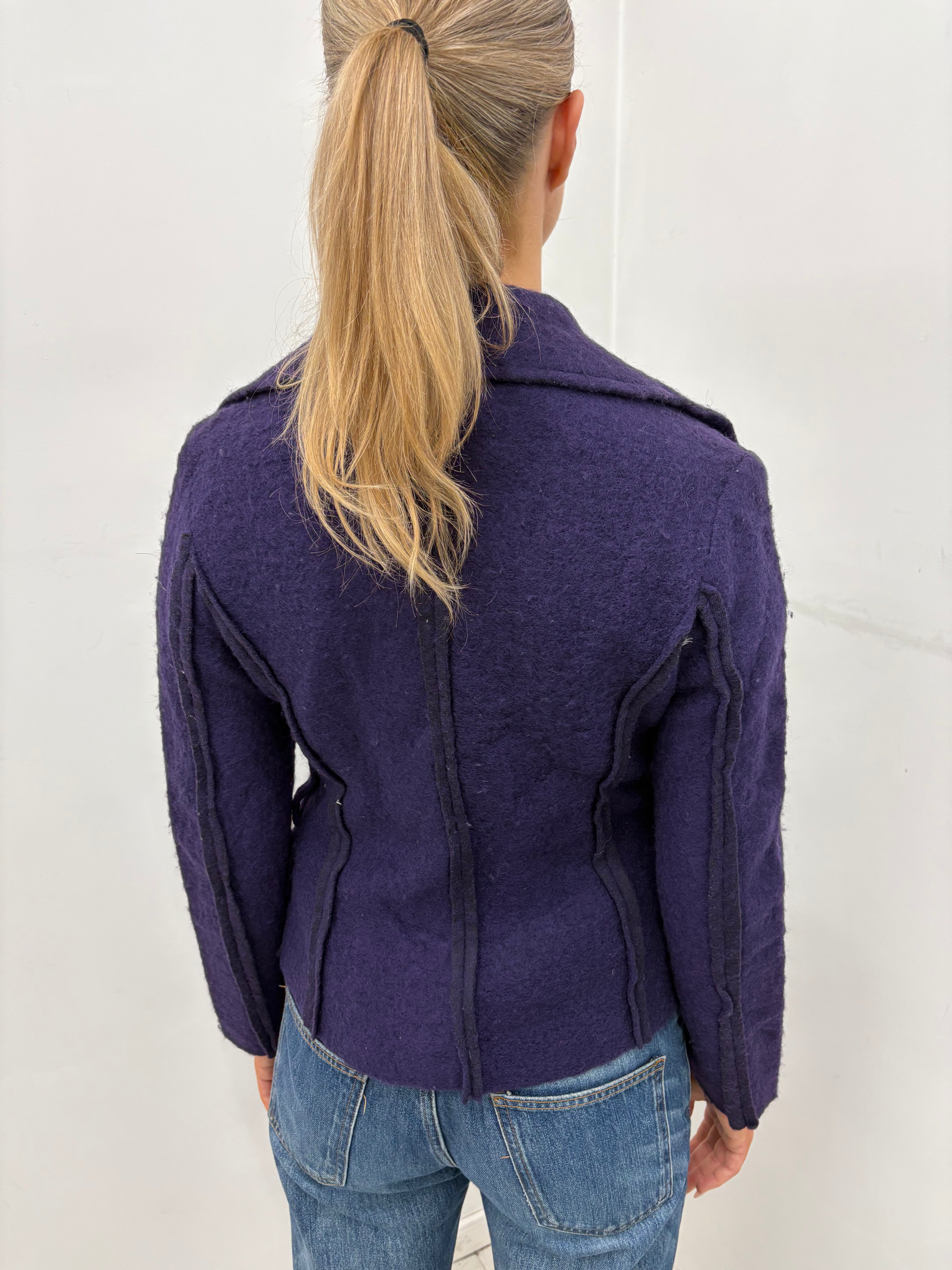 Plum Y2K Statement Blazer