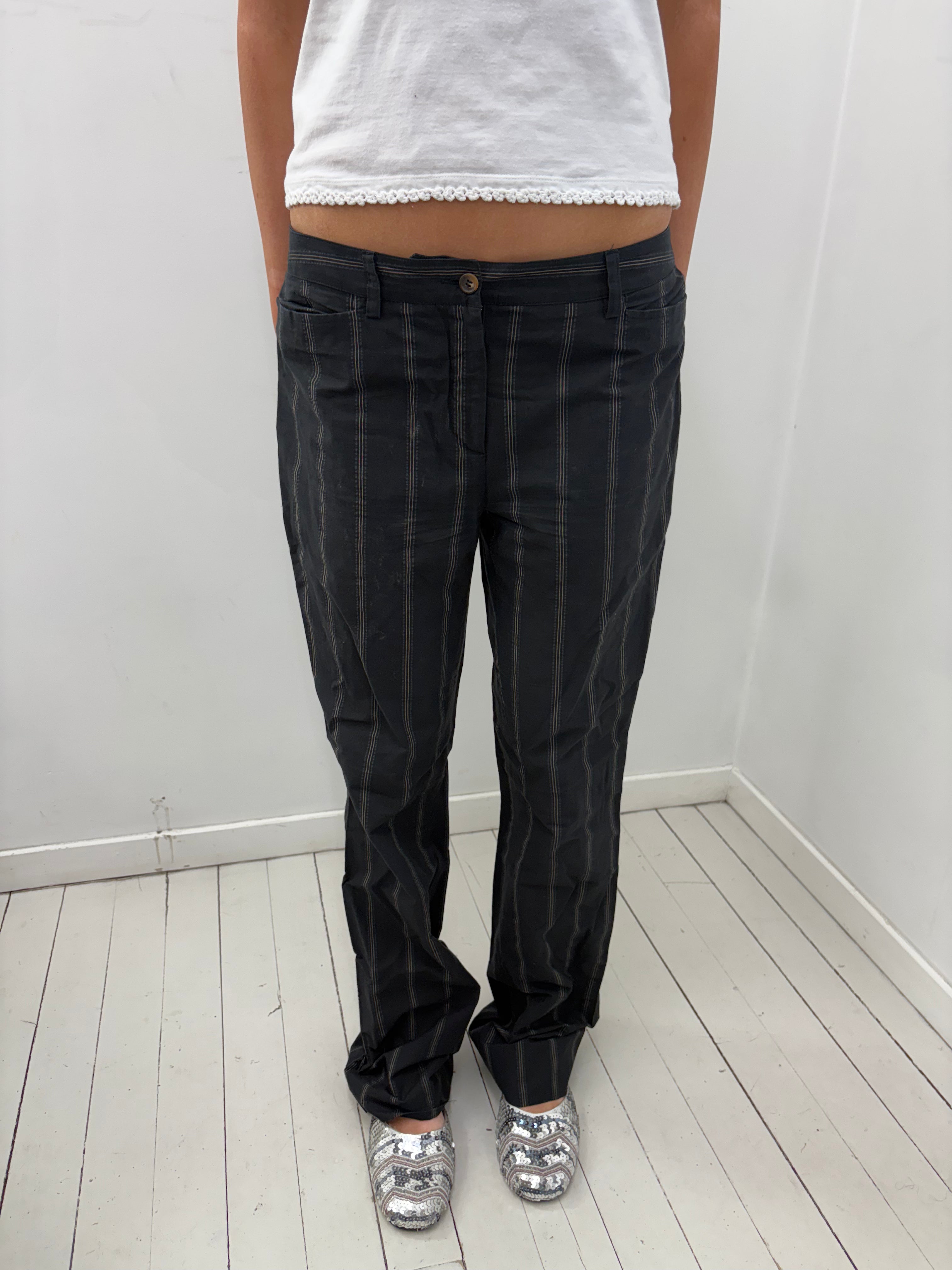 Y2K Dolce & Gabbana Pinstripe Pants