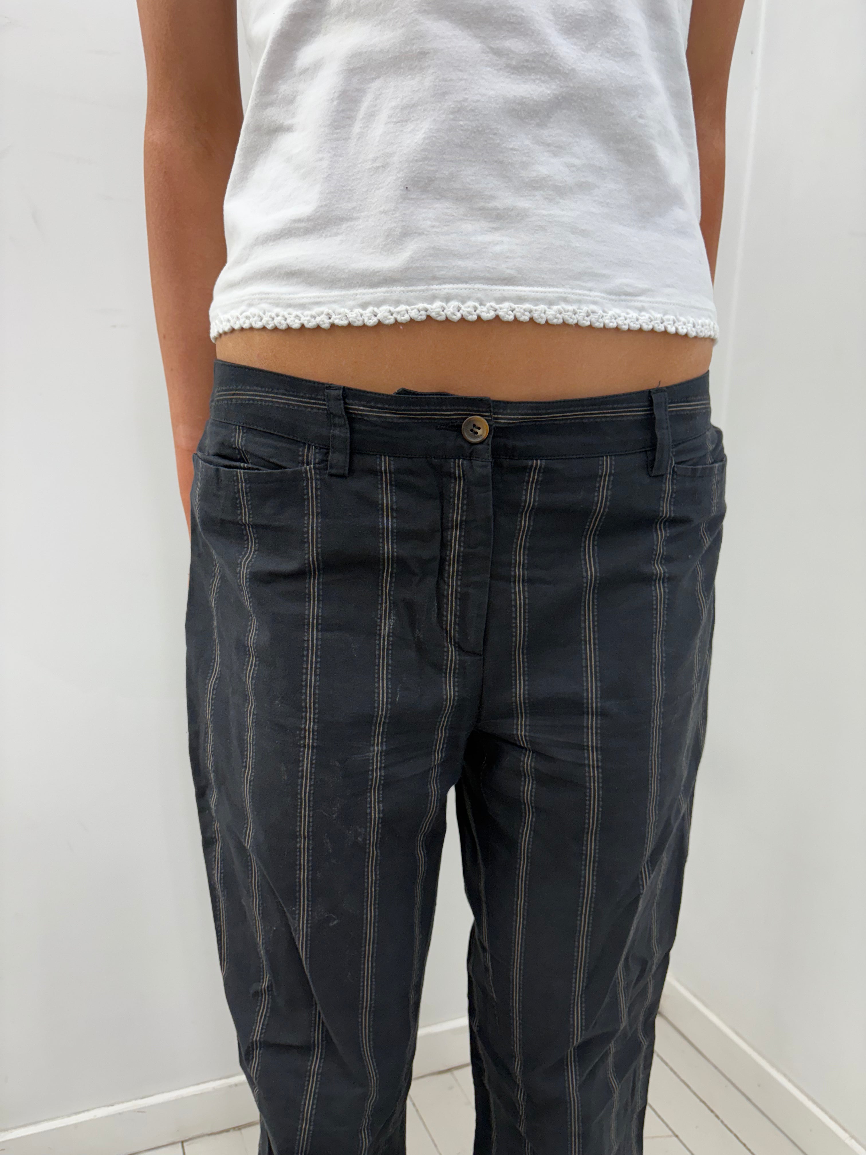 Y2K Dolce & Gabbana Pinstripe Pants