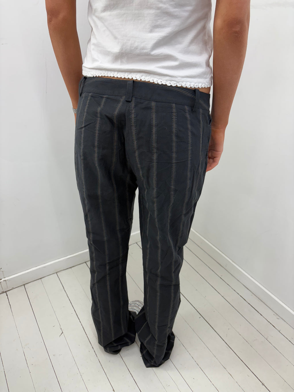 Y2K Dolce & Gabbana Pinstripe Pants