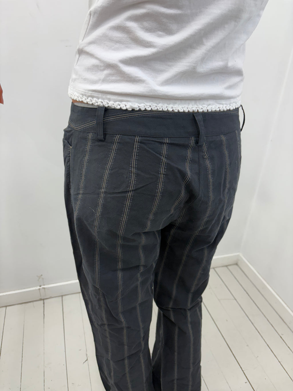 Y2K Dolce & Gabbana Pinstripe Pants