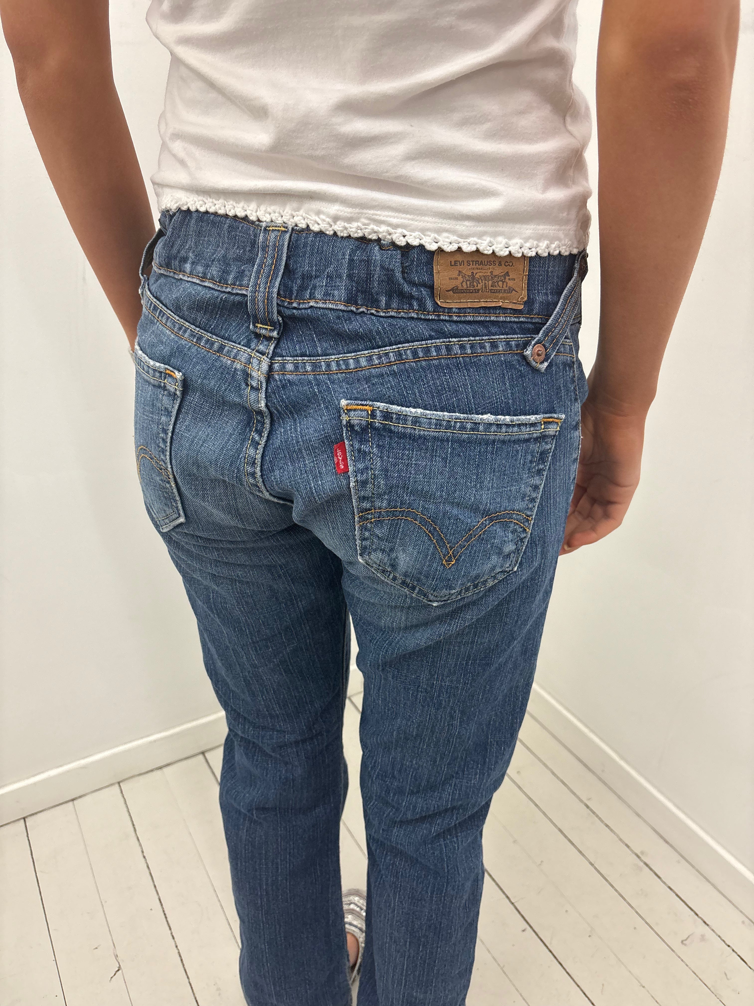 Levi’s 504 Low-Rise Straight Leg Jeans