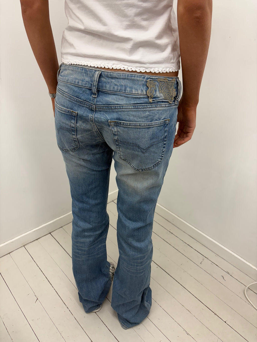 Diesel Low Rise Bootcut Jeans