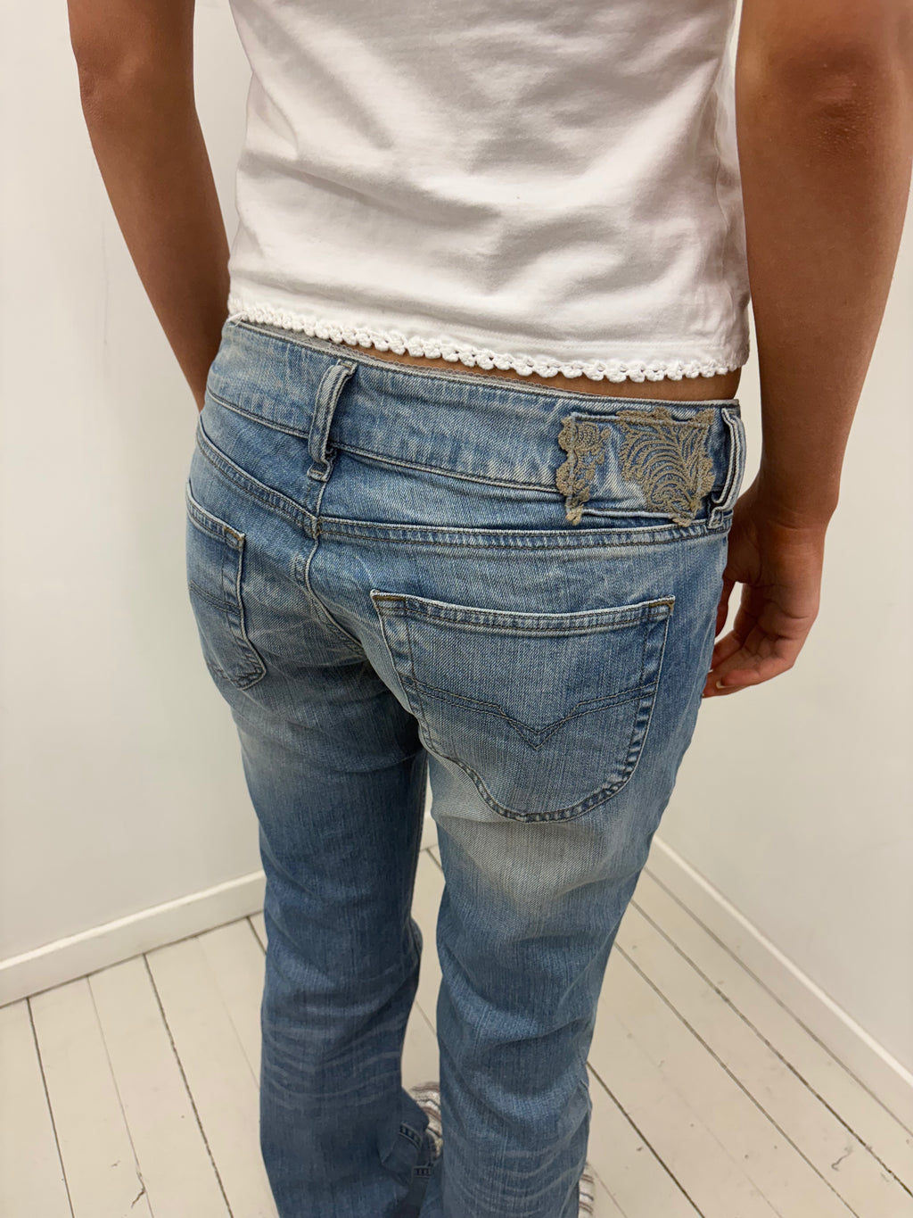 Diesel Low Rise Bootcut Jeans