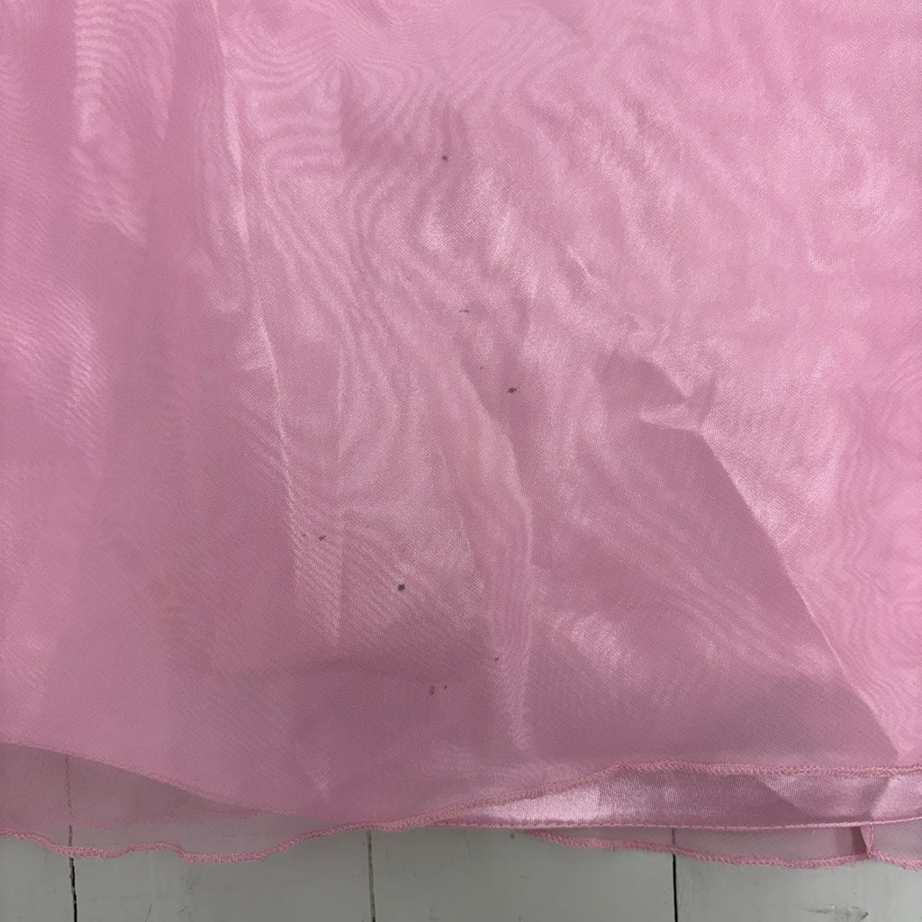 Y2K Pink Sheer Floral Top