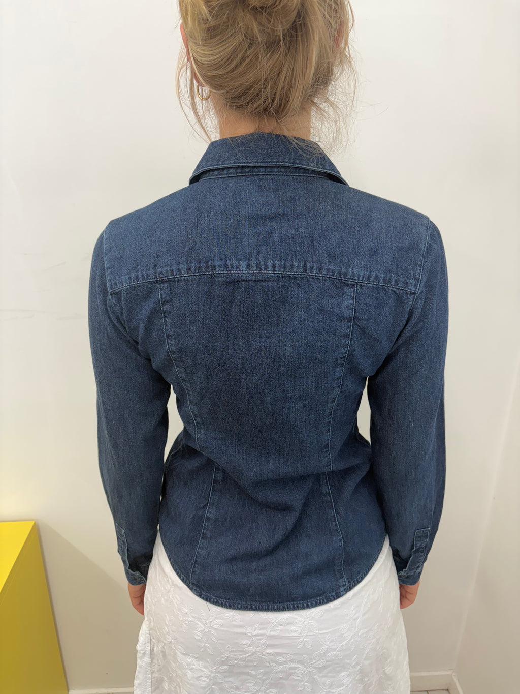 Vintage Miss Sixty Fitted Denim Shirt Y2K