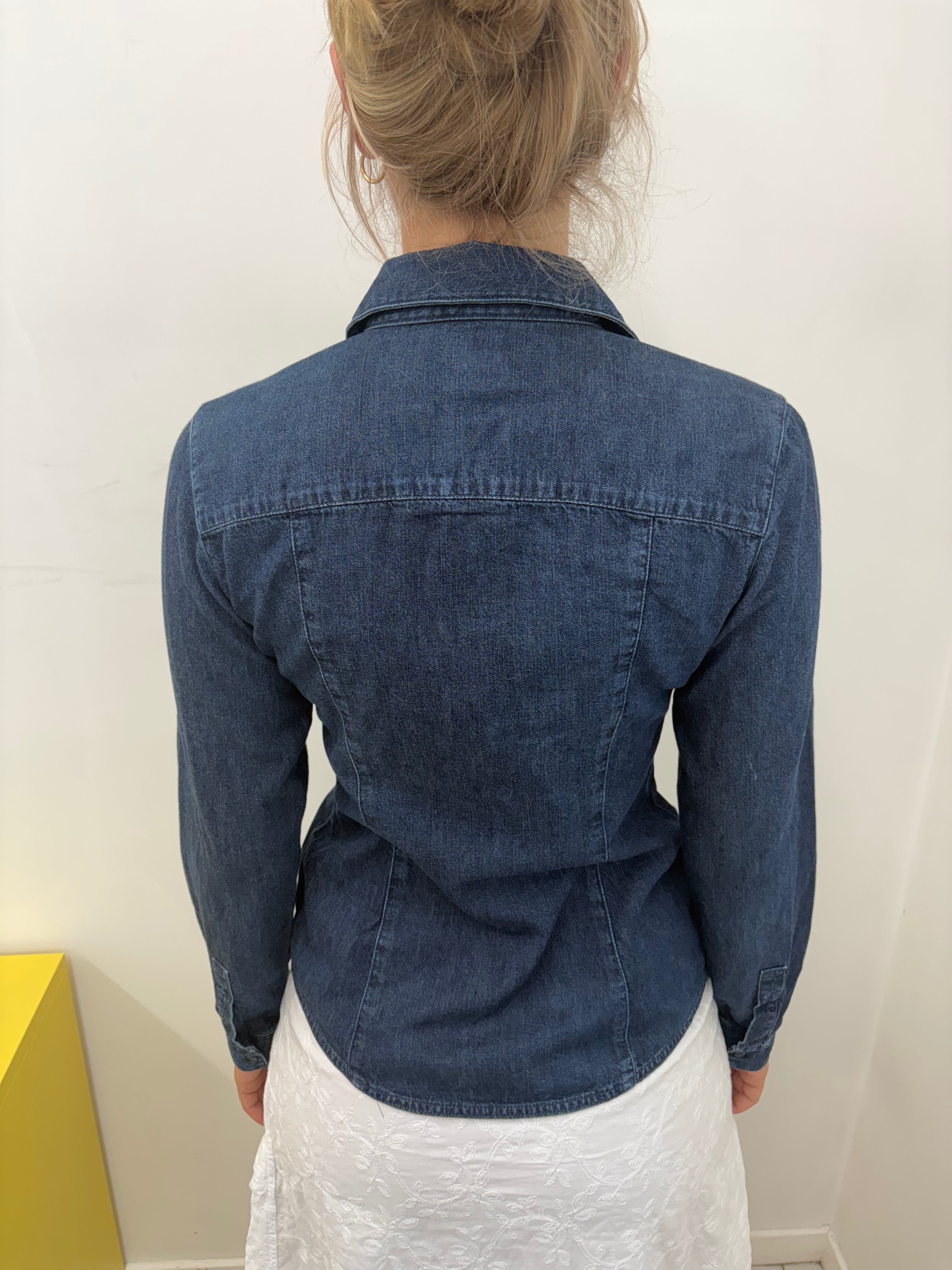 Vintage Miss Sixty Fitted Denim Shirt Y2K