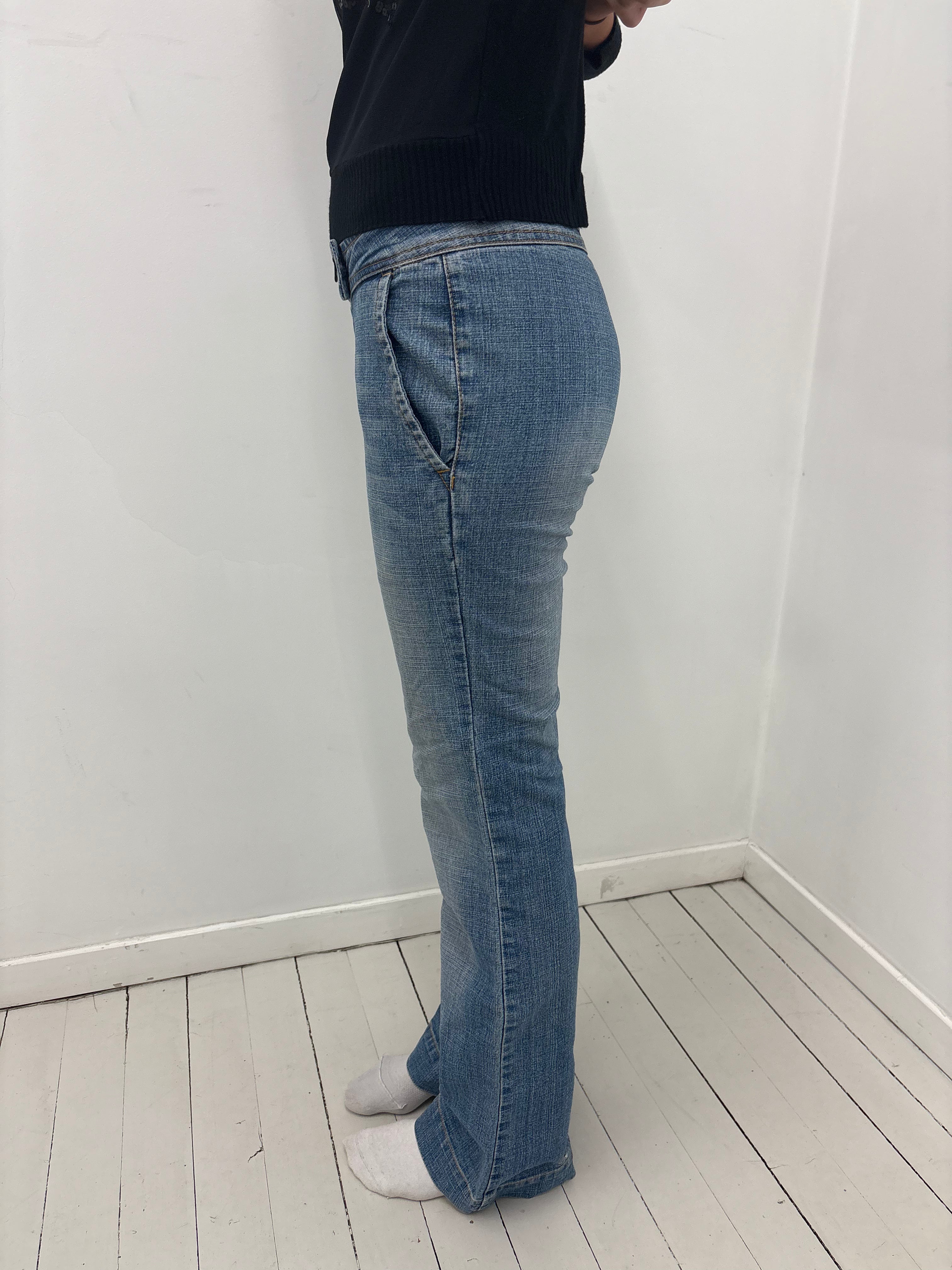 Low-Rise Y2K Bootcut Jeans