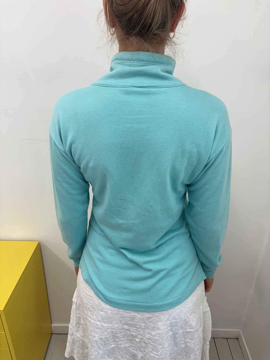 Vintage Champion Mint Zip-Up Fleece Track Jacket