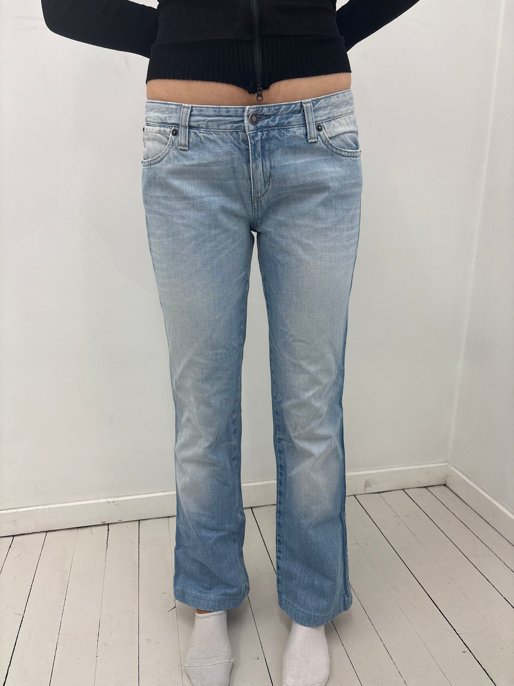 Light Wash Y2K Bootcut Jeans