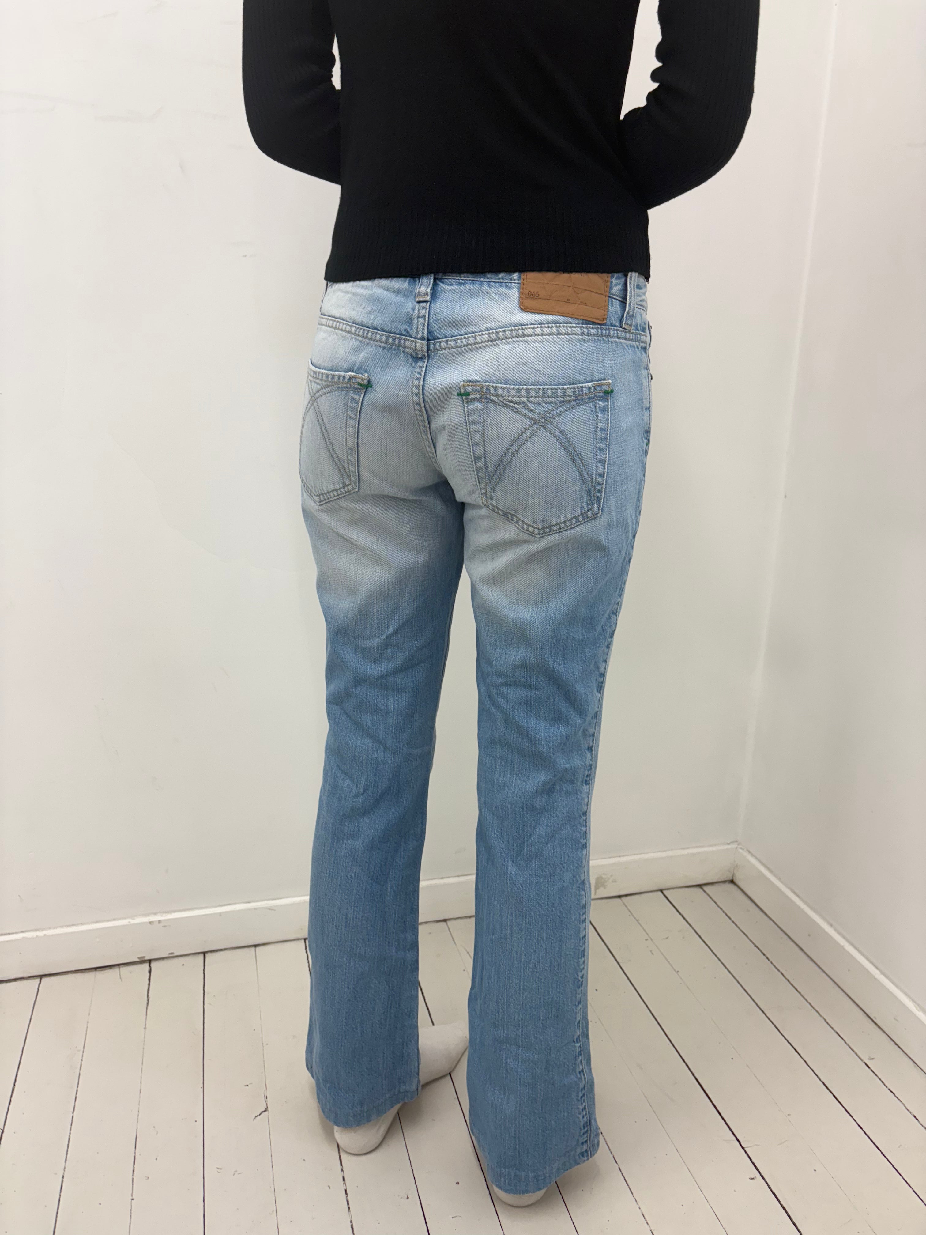 Light Wash Y2K Bootcut Jeans