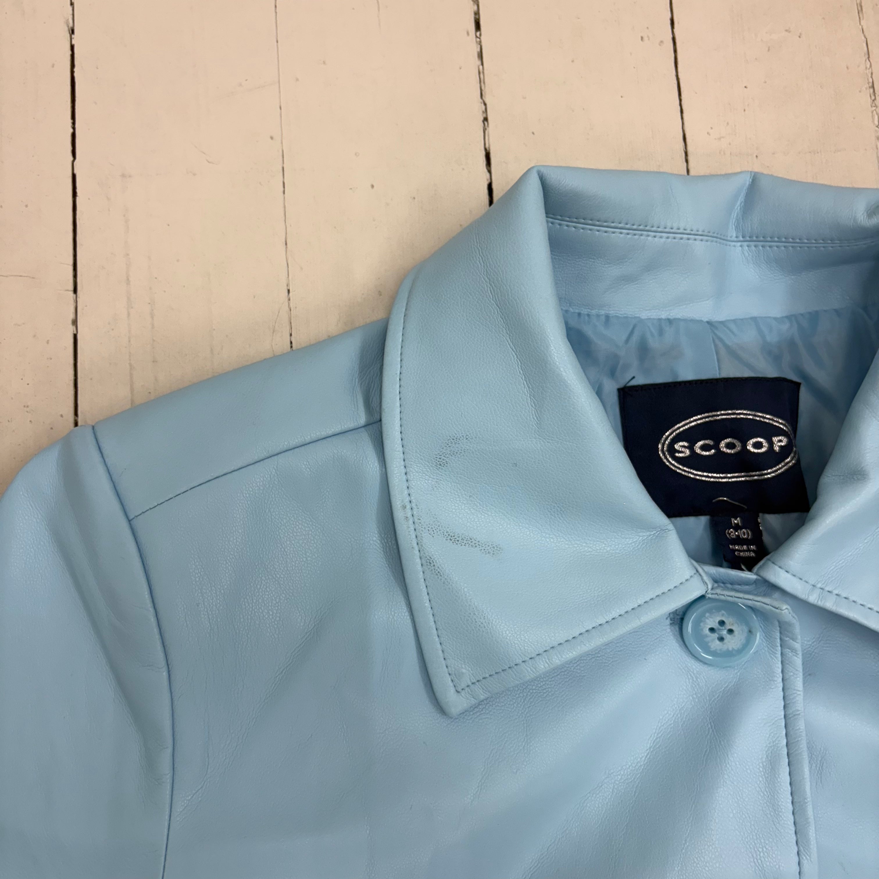 Baby Blue Trench Coat