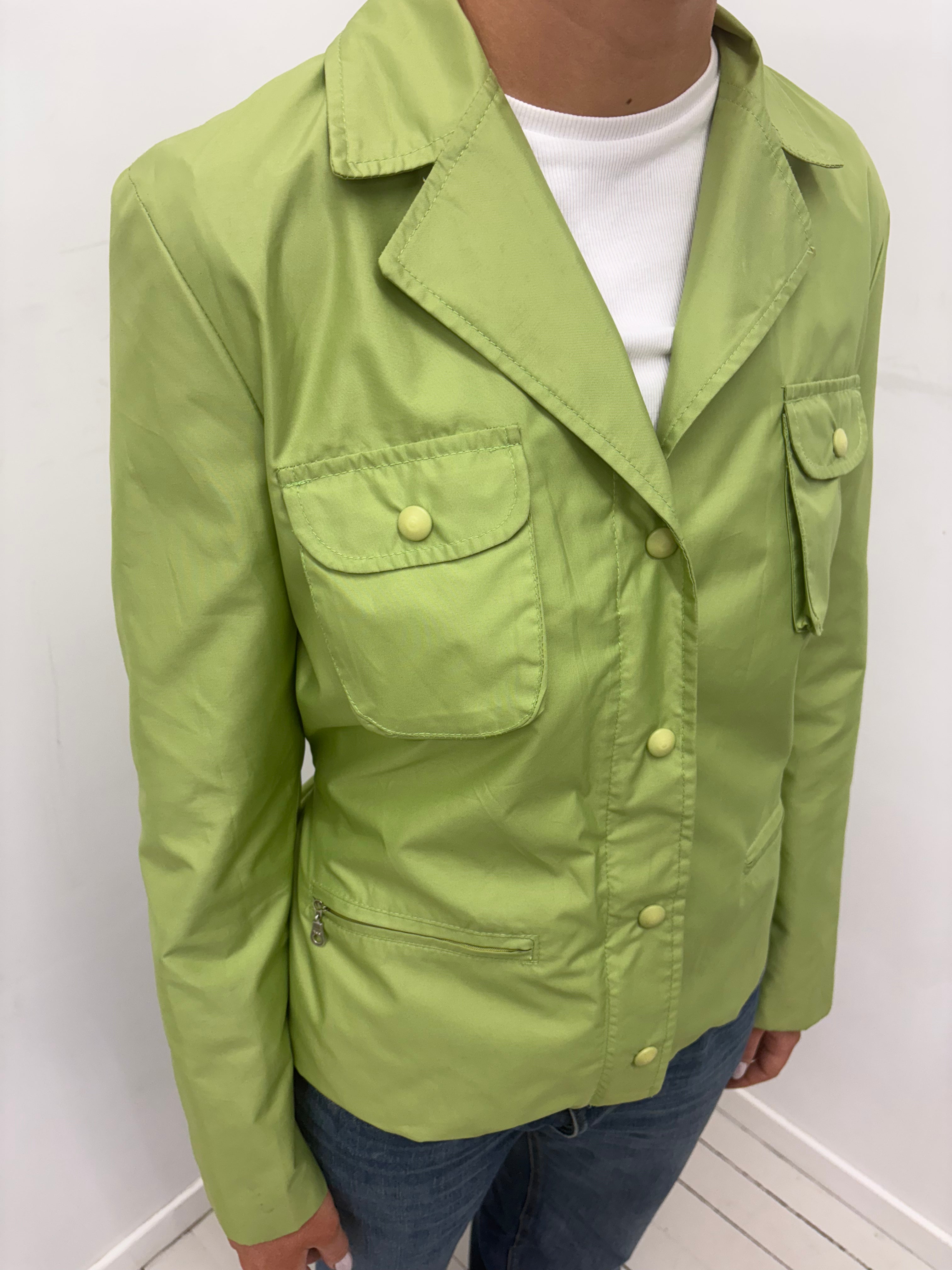 Lime Green Utility Jacket