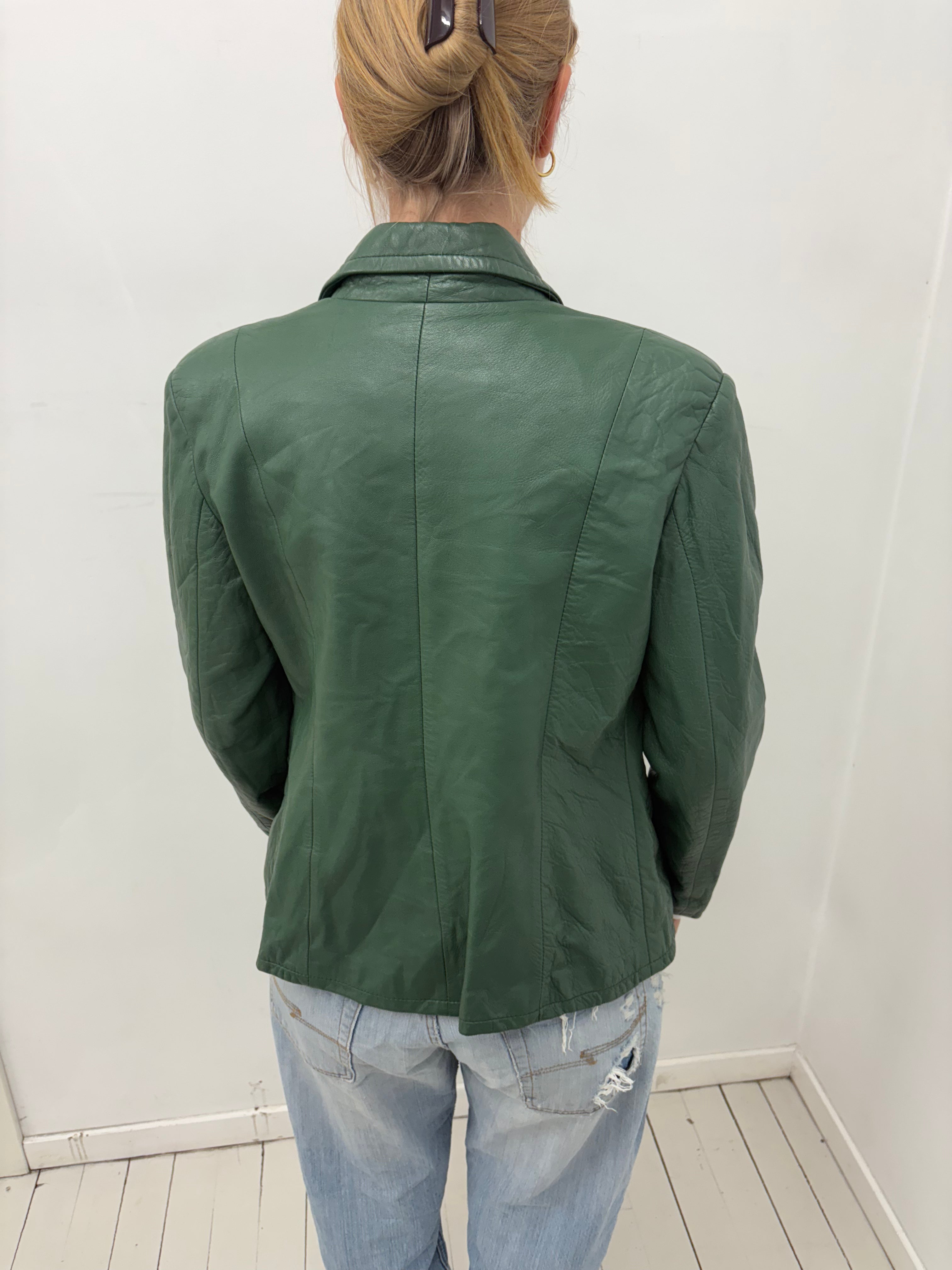 Green Leather Jacket