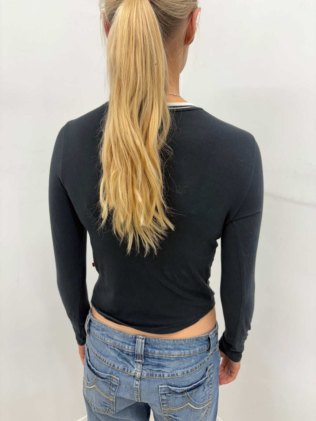 Black “San Antonio 51” Long Sleeve Top