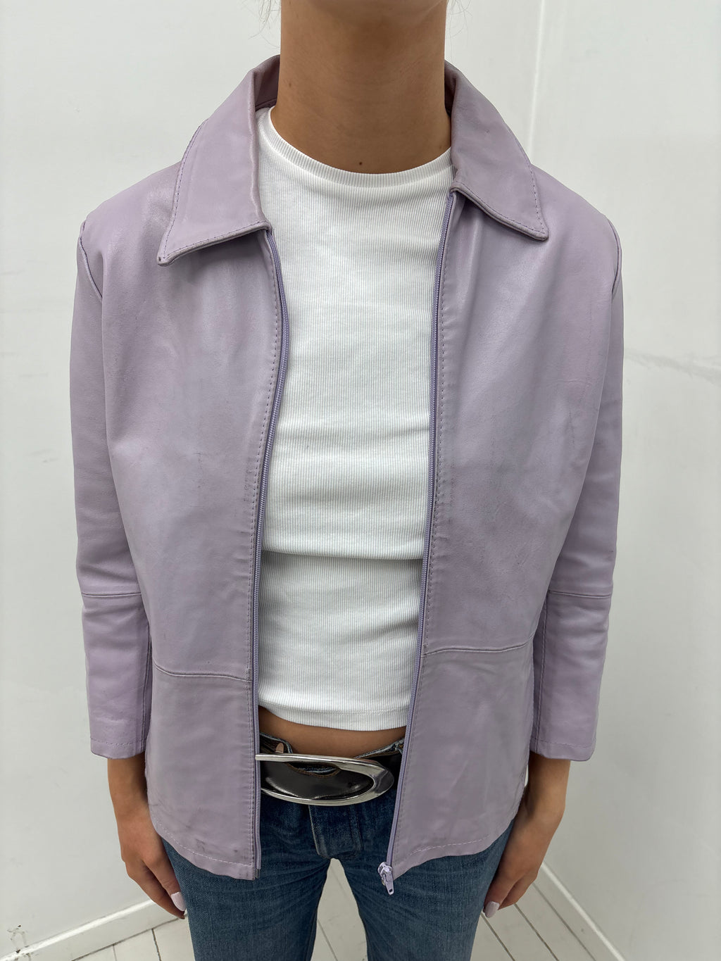 Pastel Purple Zip Jacket