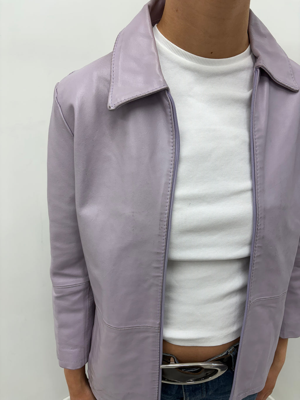 Pastel Purple Zip Jacket