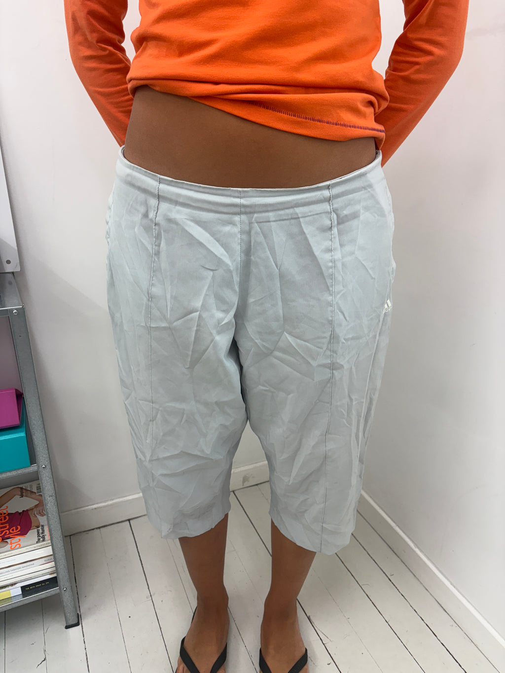 Light Grey Adidas Capri Trainers