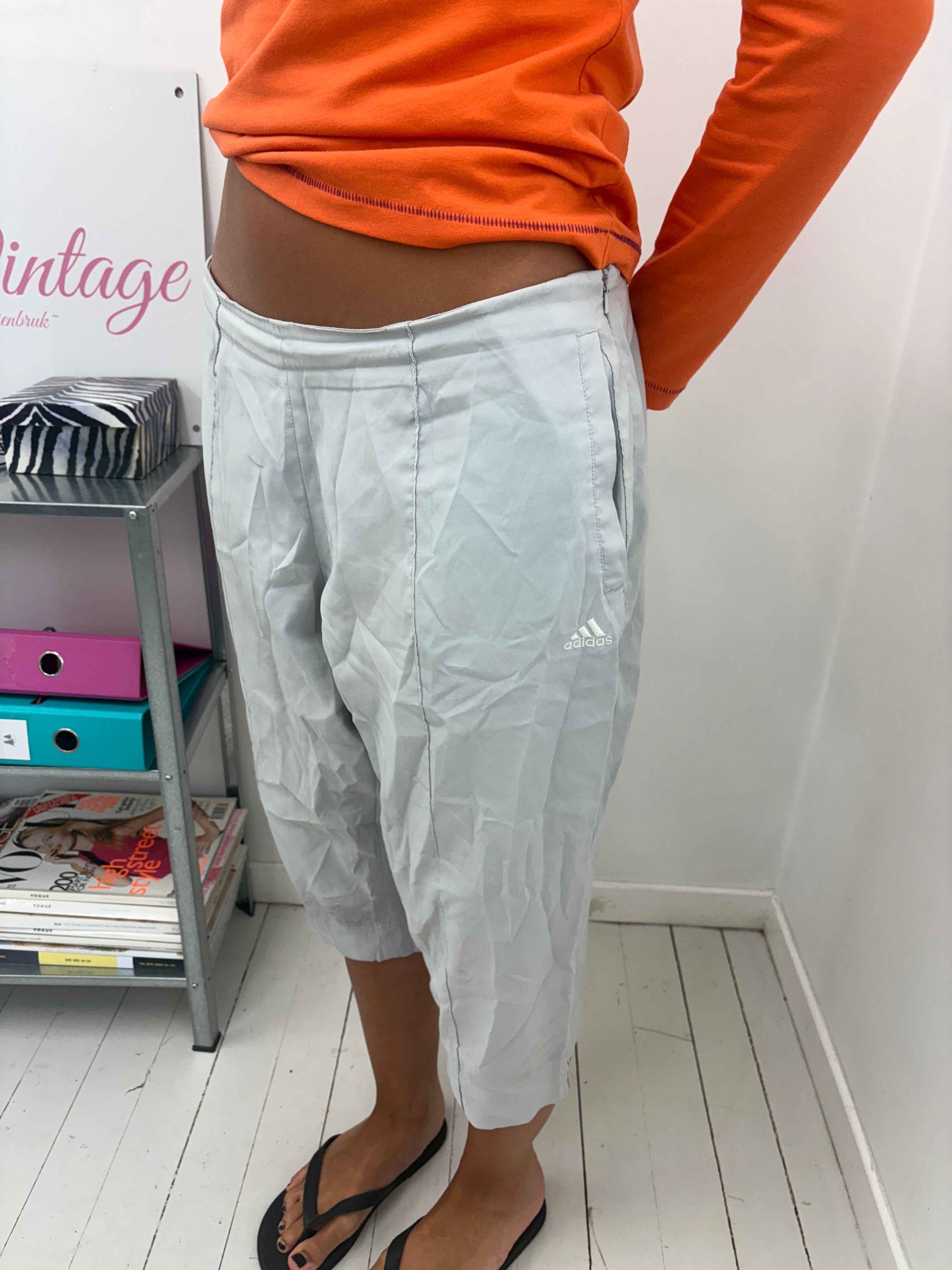 Light Grey Adidas Capri Trainers