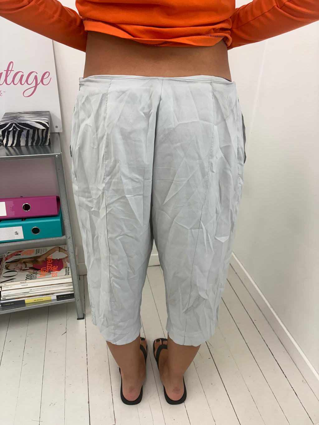 Light Grey Adidas Capri Trainers