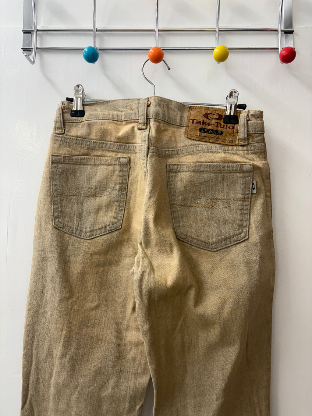 Y2K Distressed Light Wash Flared Jeans