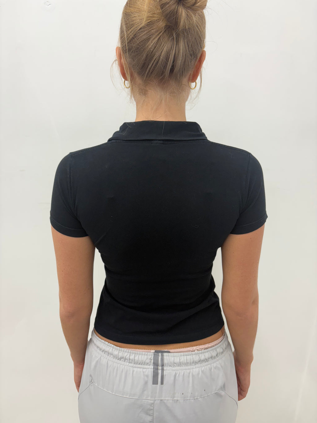 Black “Honey” Ladybug Polo Top