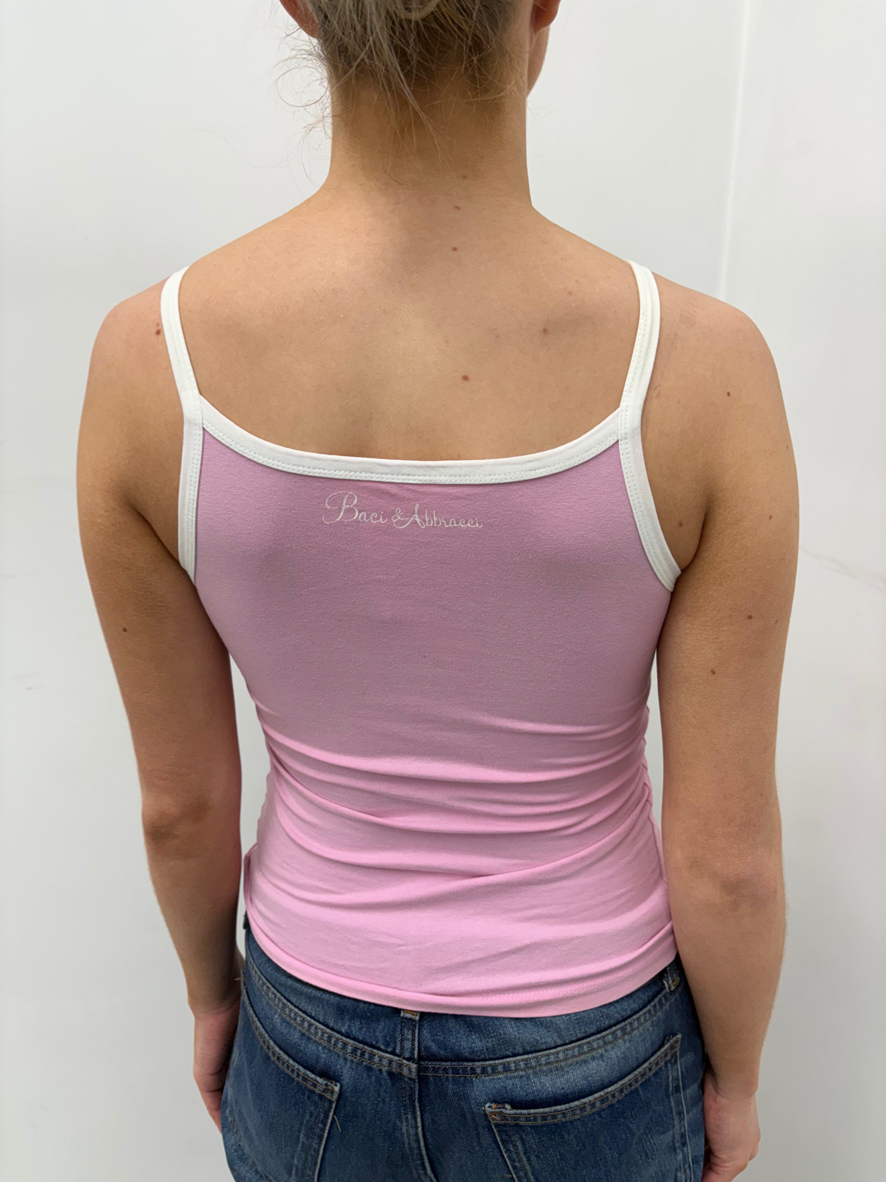 Y2K Pink Graphic Tank