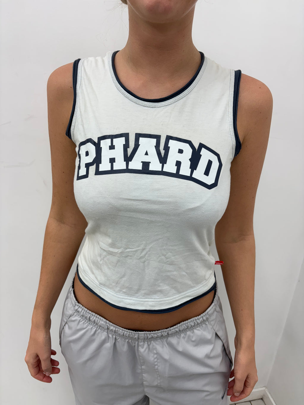 PHARD Logo Ringer Tank Top
