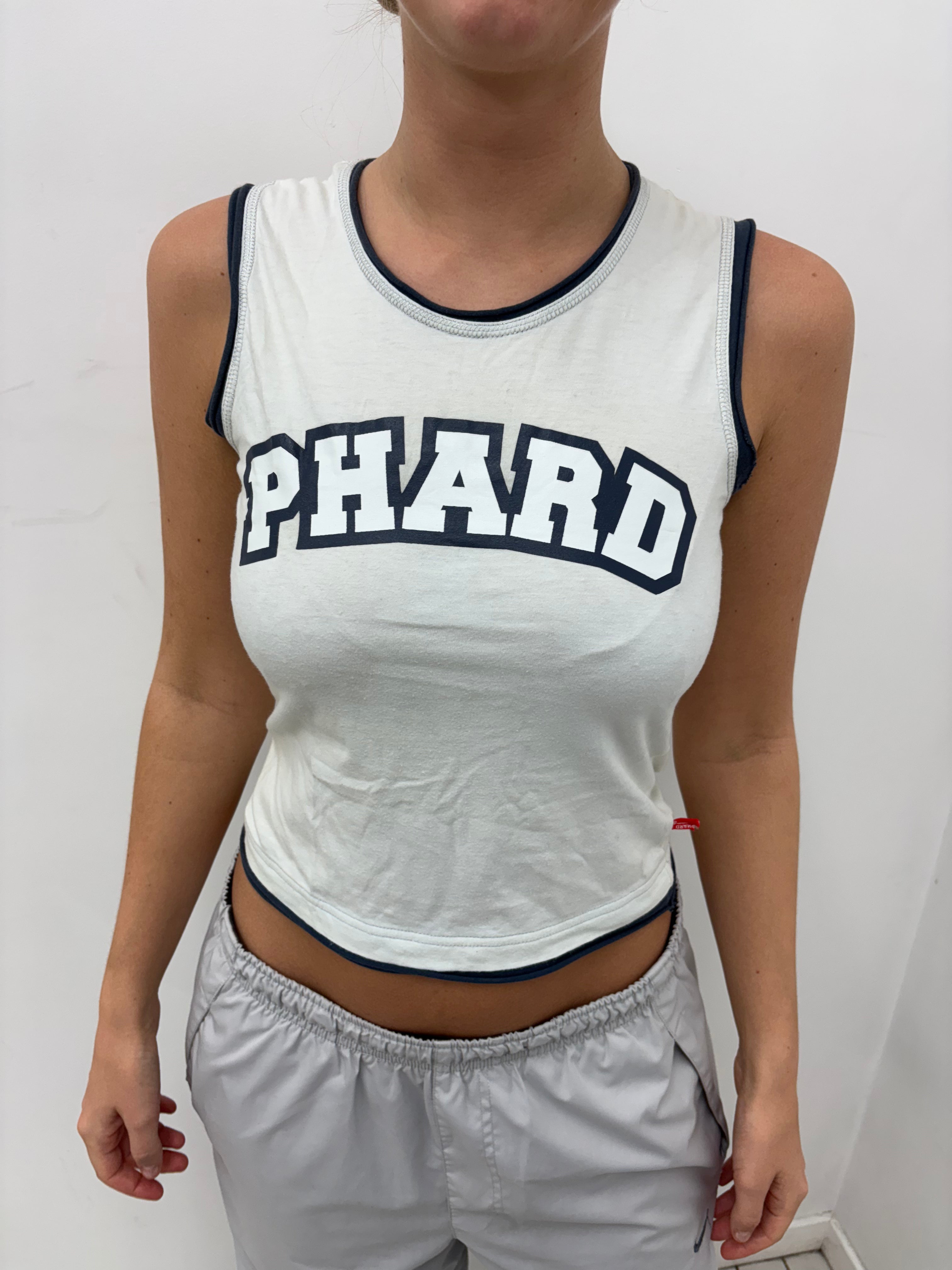 PHARD Logo Ringer Tank Top