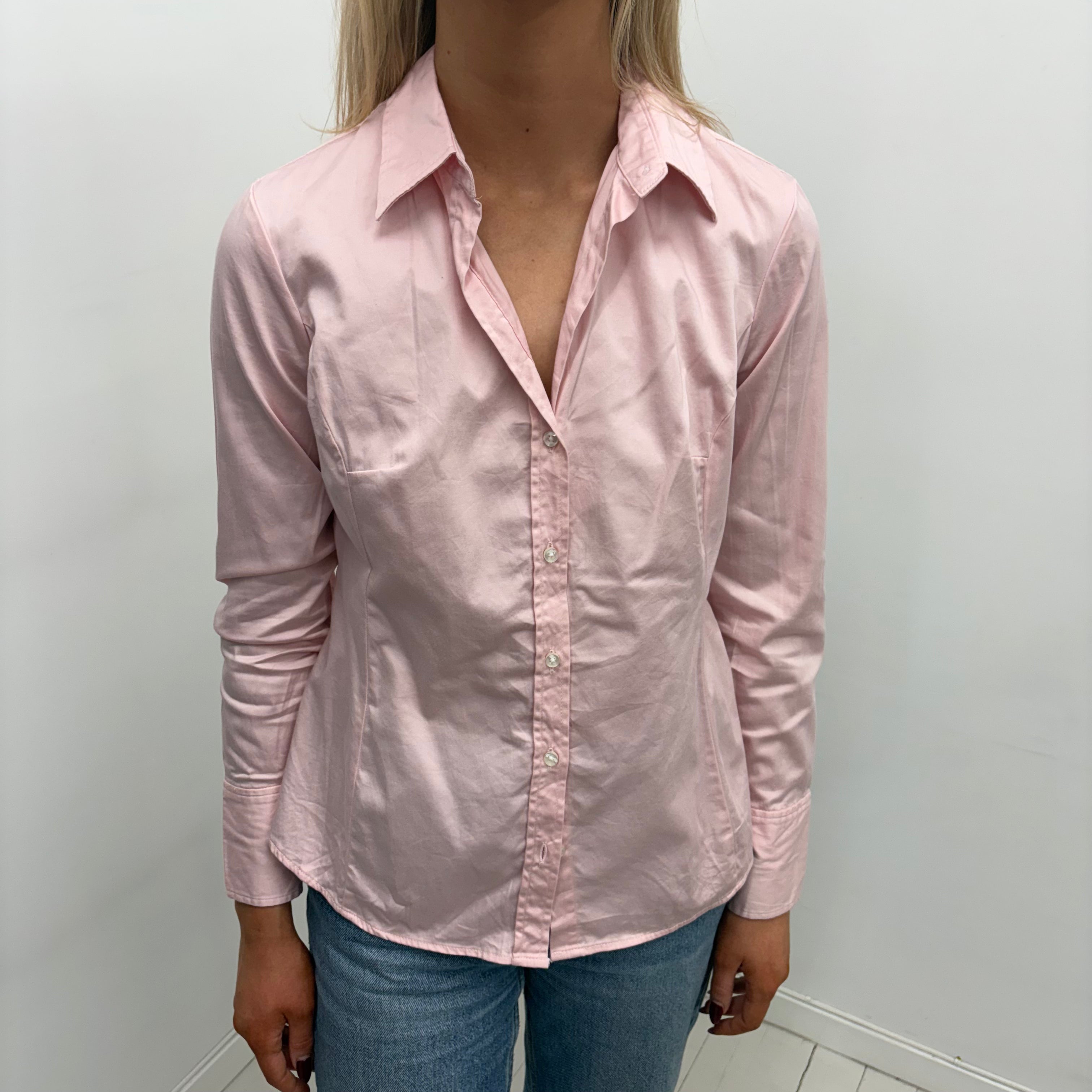 Light Pink Button-Up Shirt