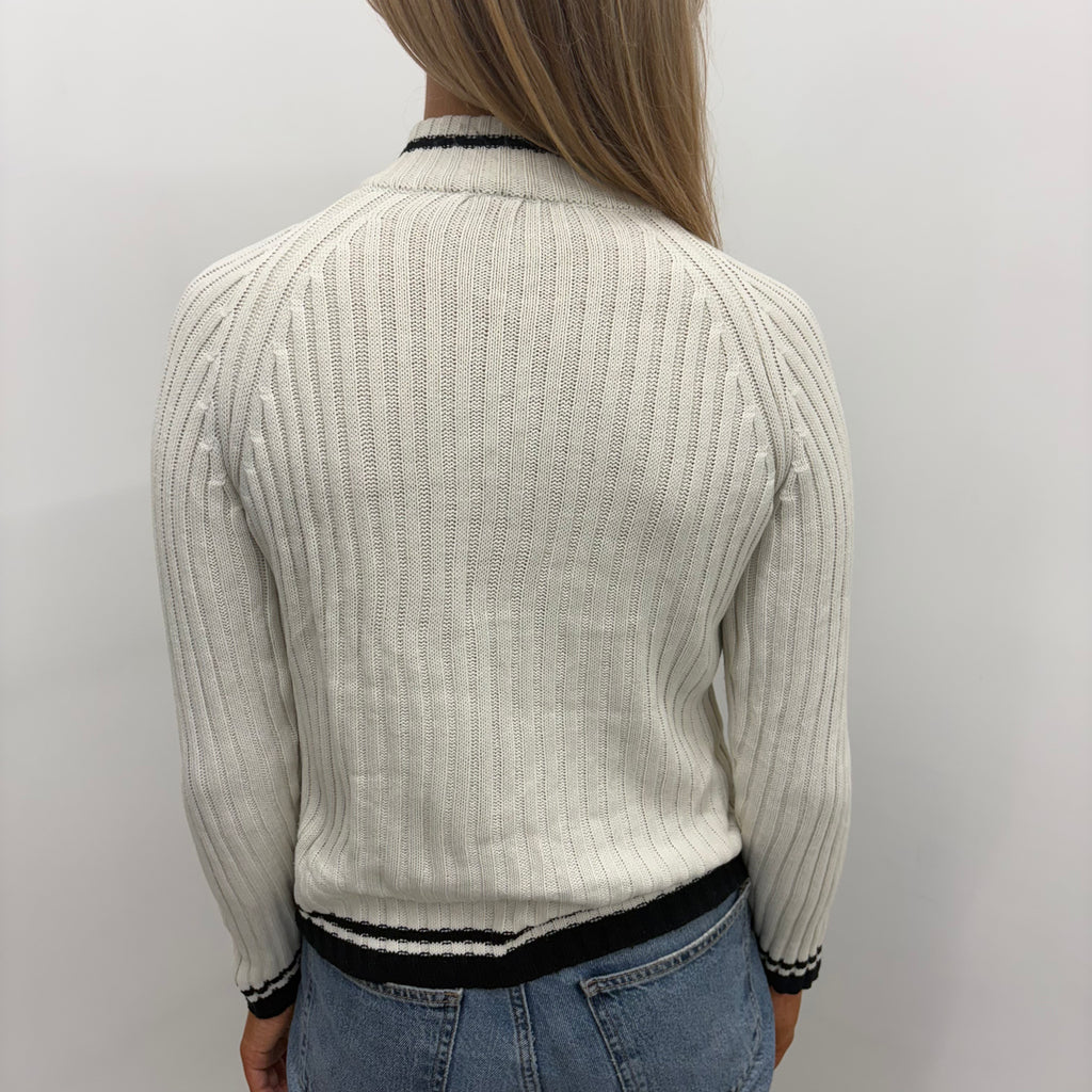 D&G Knit Zip-Up Sweater